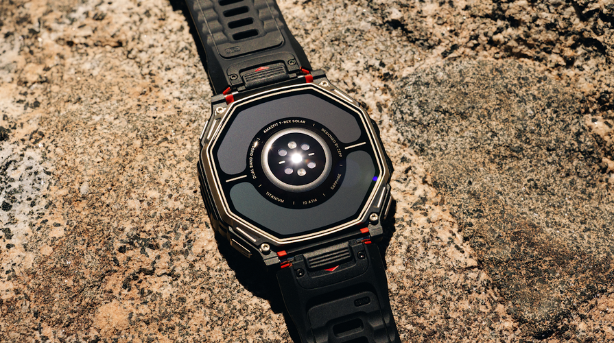 Amazfit T-REX Dual Solar case back rear