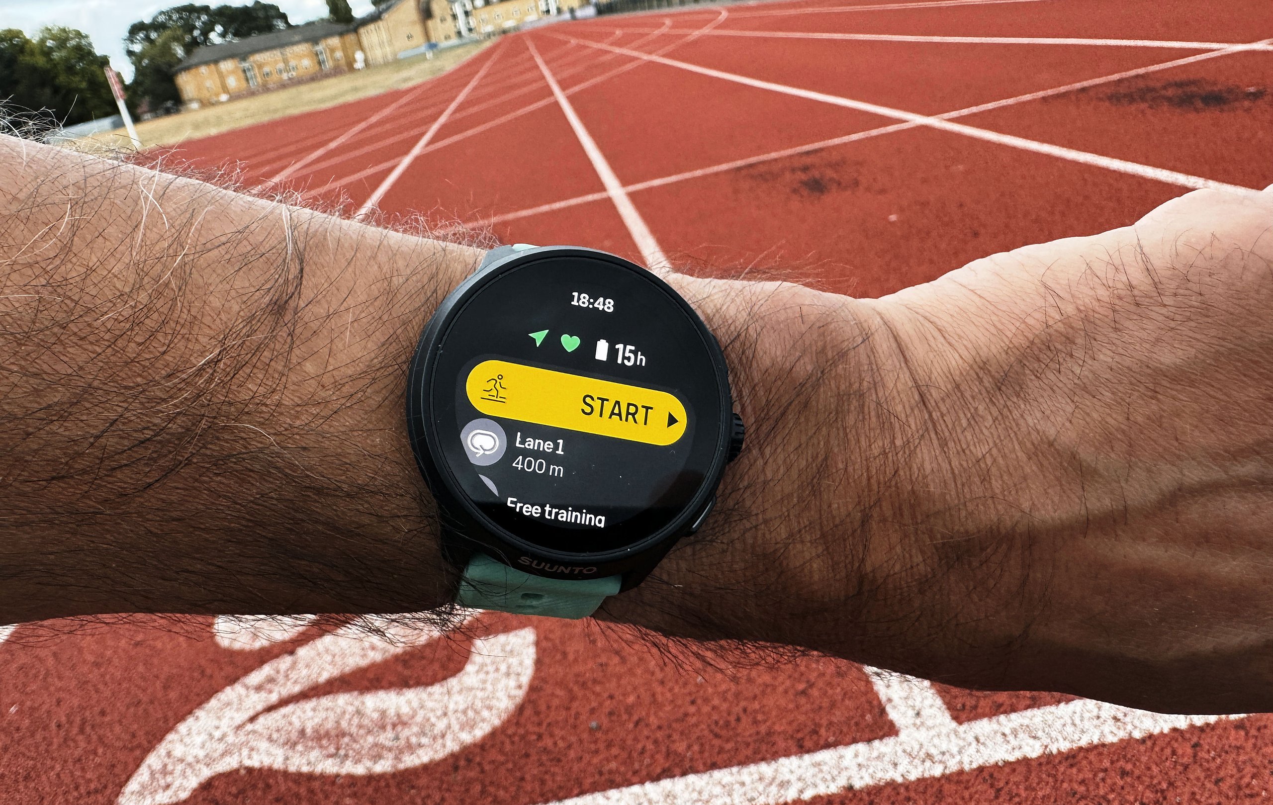 Suunto Run 2 GPS accuracy test at St Mary's University running track