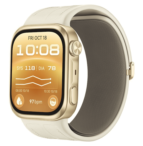 Huawei Watch D3 blood pressure smartwatch with inflatable cuff strap