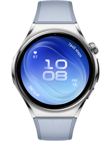 Huawei Watch 6 46mm in Blue, stainless steel case