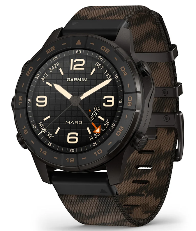 Garmin MARQ Commander (Gen 3) with camo nylon strap