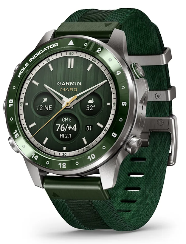 Garmin MARQ Golfer (Gen 3) with jacquard-woven strap