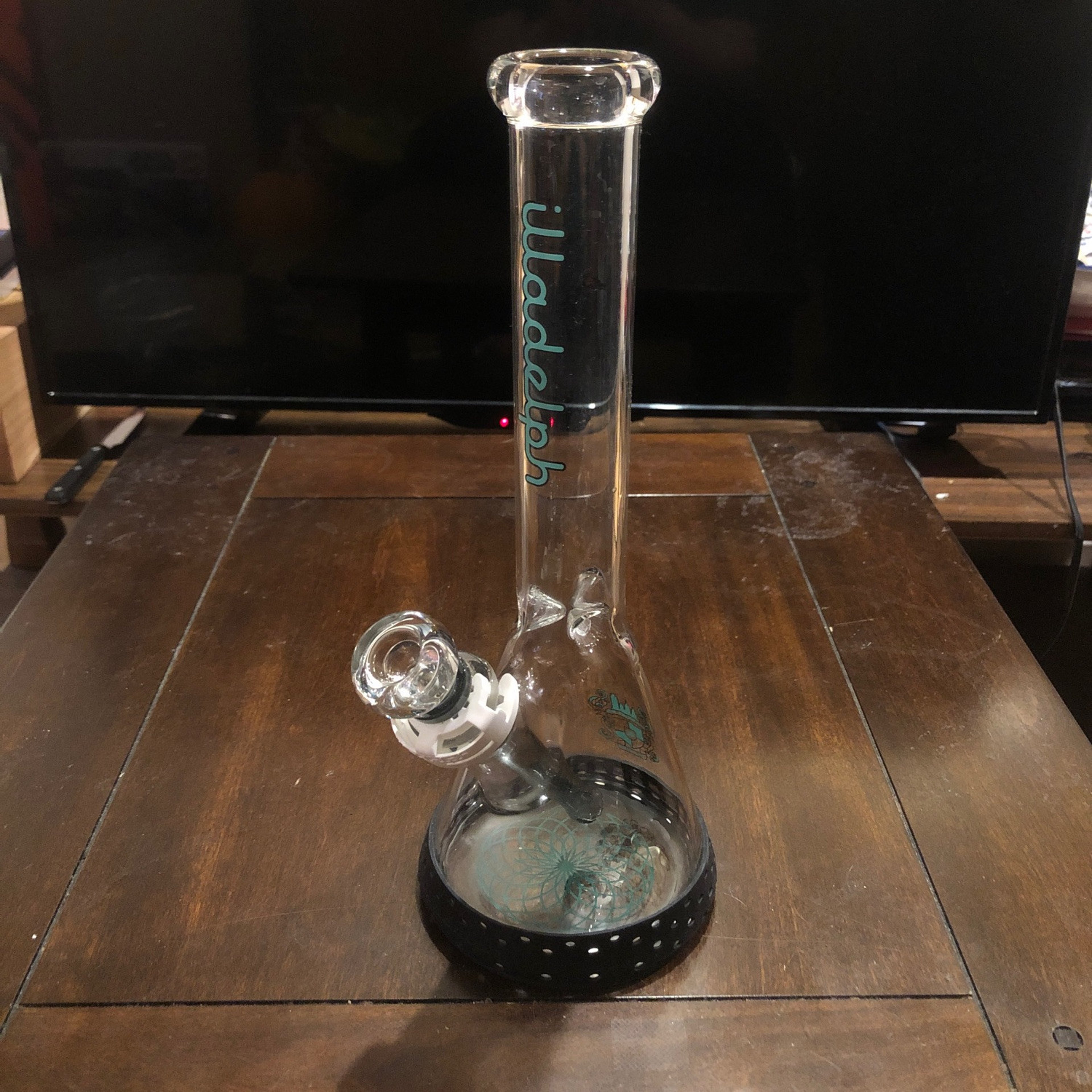 Preview pic of Teal label micro beaker 