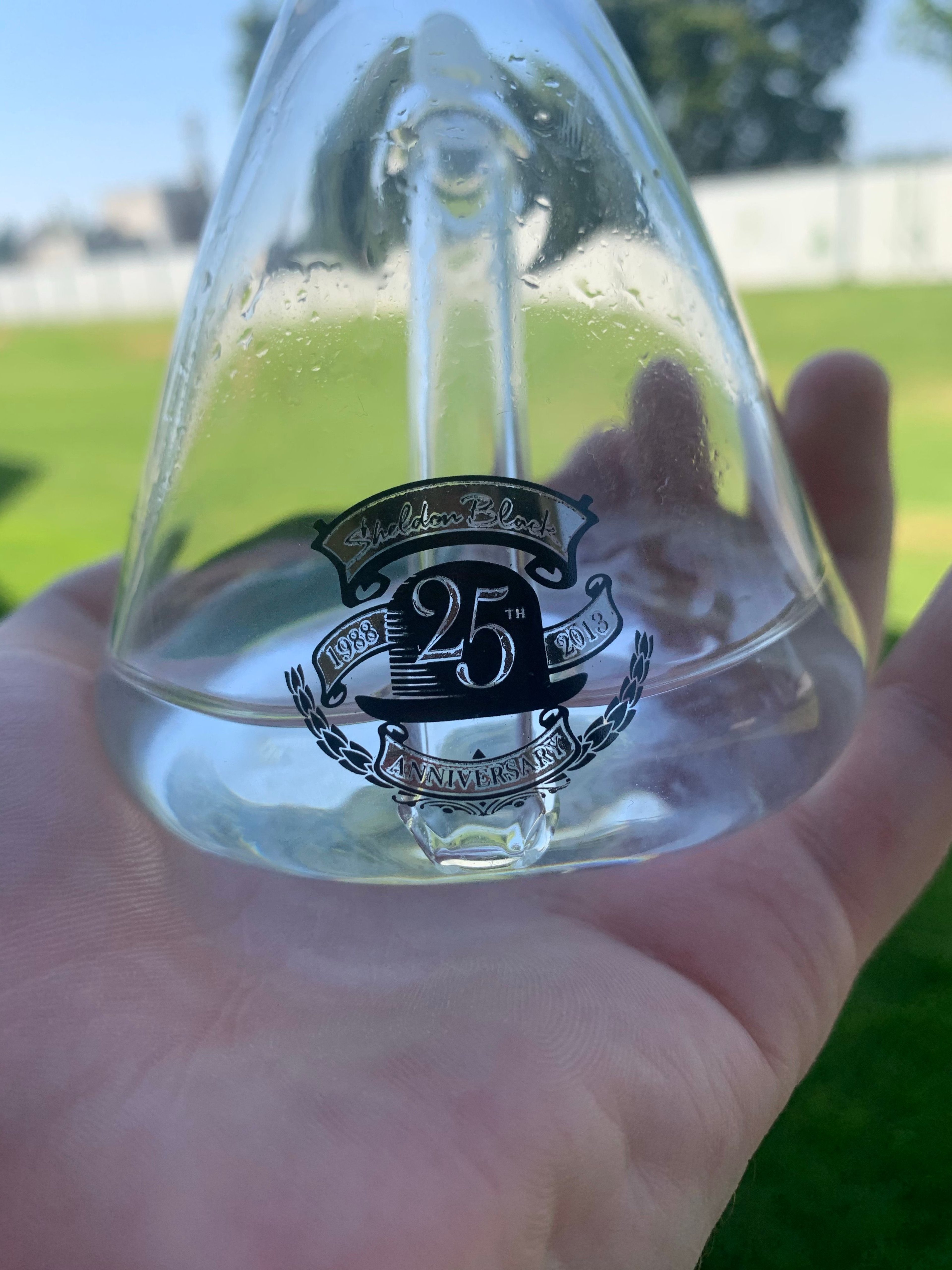 25th anniversary Sheldon black mini beaker image 0