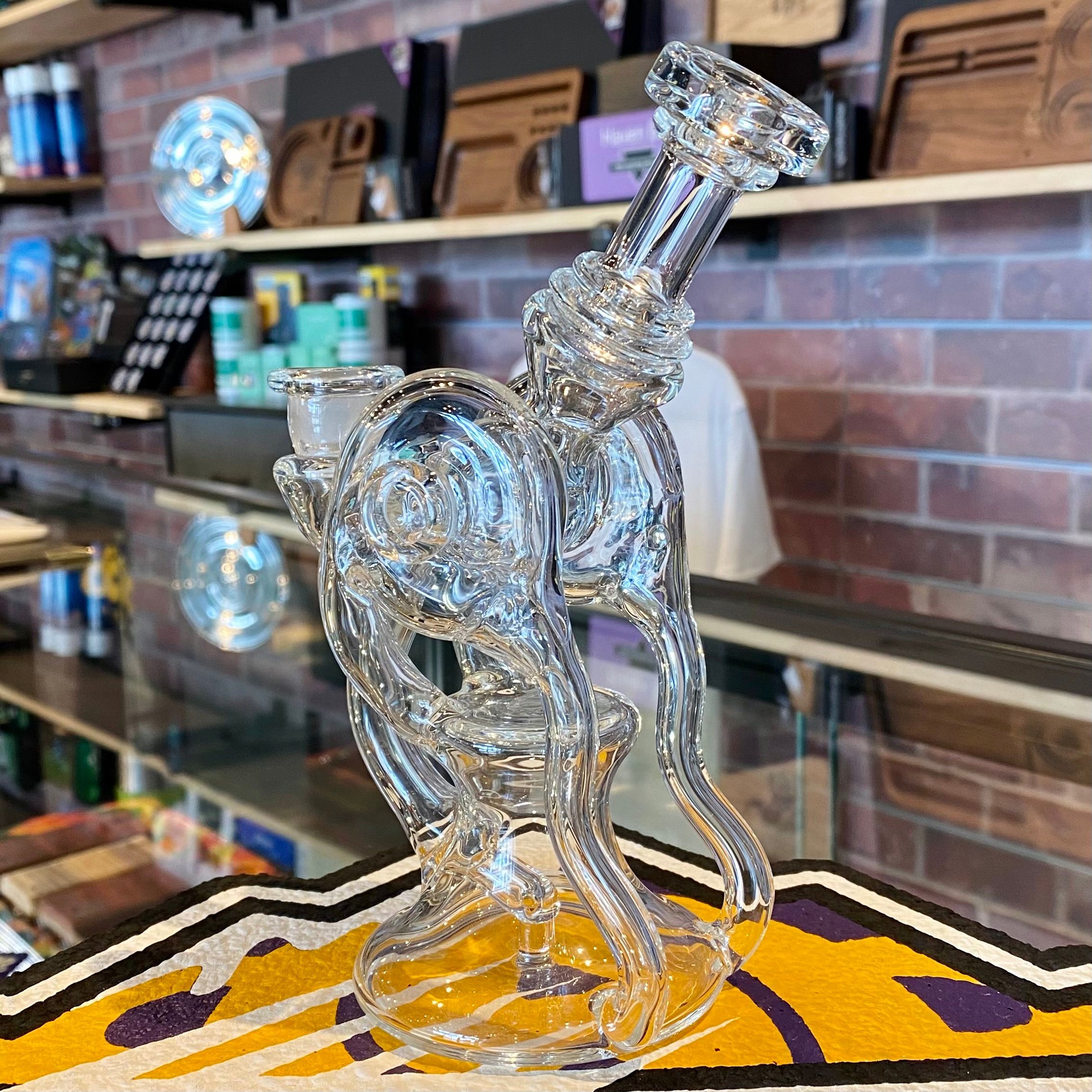 Ery Clear Glass Double Disk Rig image 0
