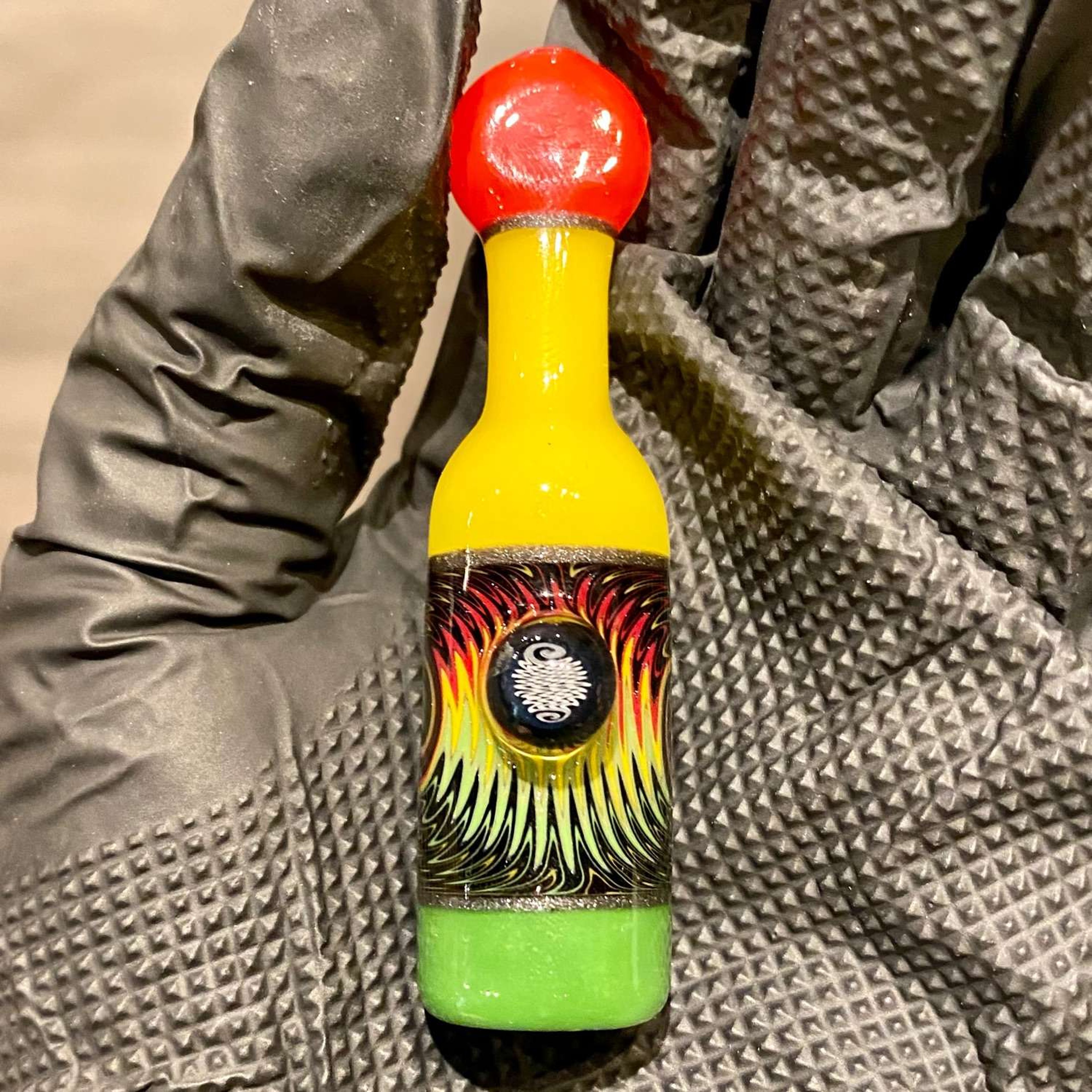 Preview pic of Jeff Spaga Wig Wag Rasta Chillum