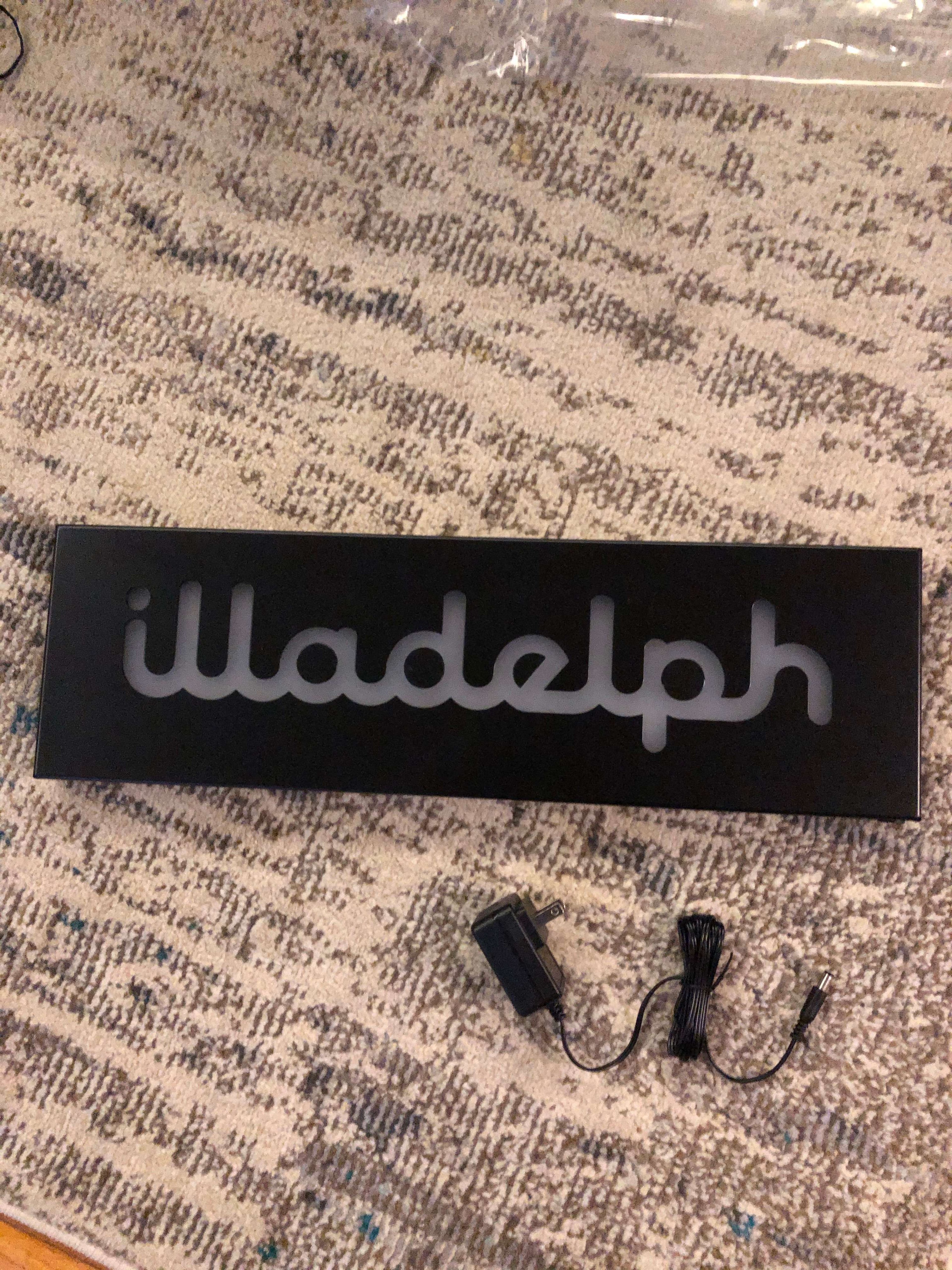 LED illadelph sign image 0