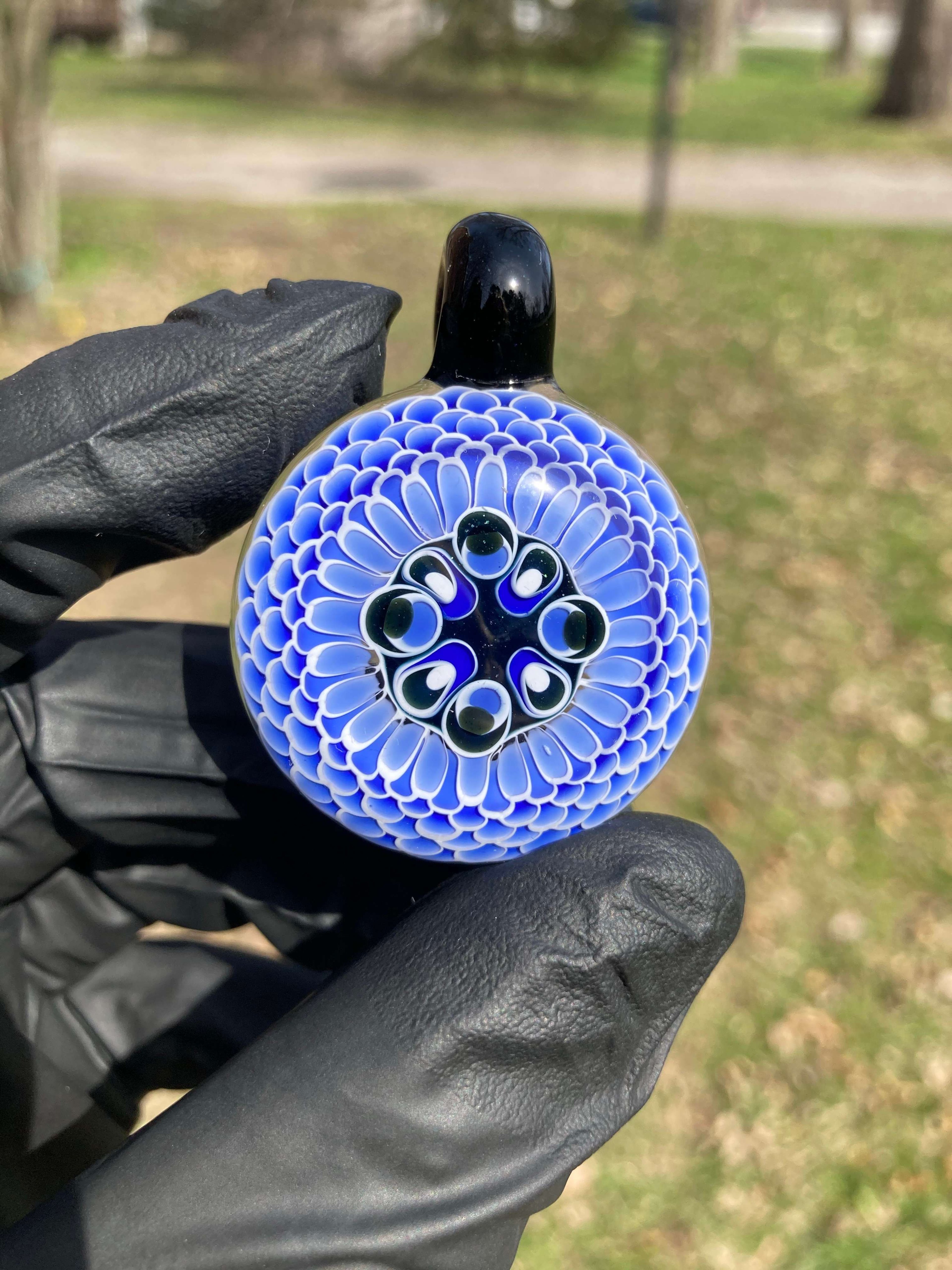 Blue dotstack pendant image 0