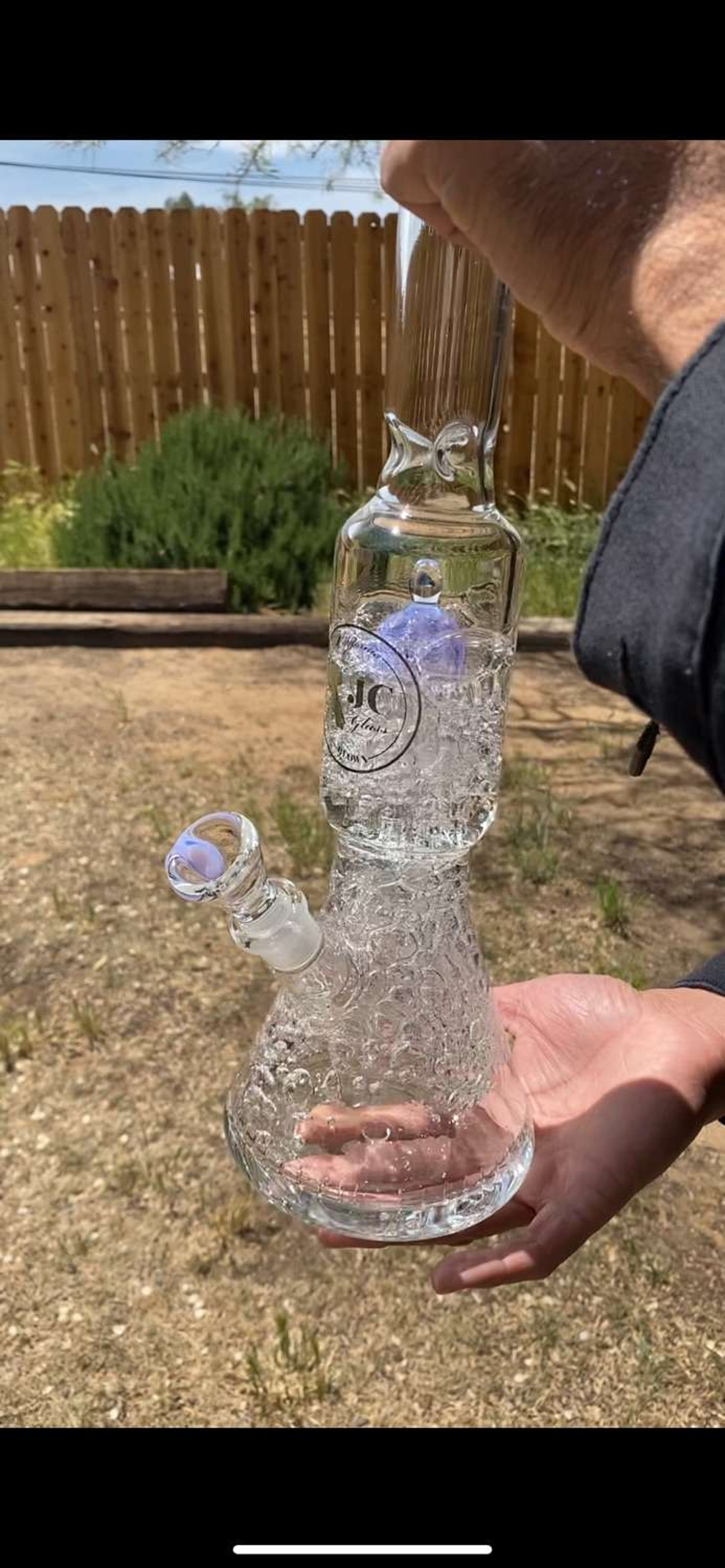 16” jellyfish Collins beaker image 0