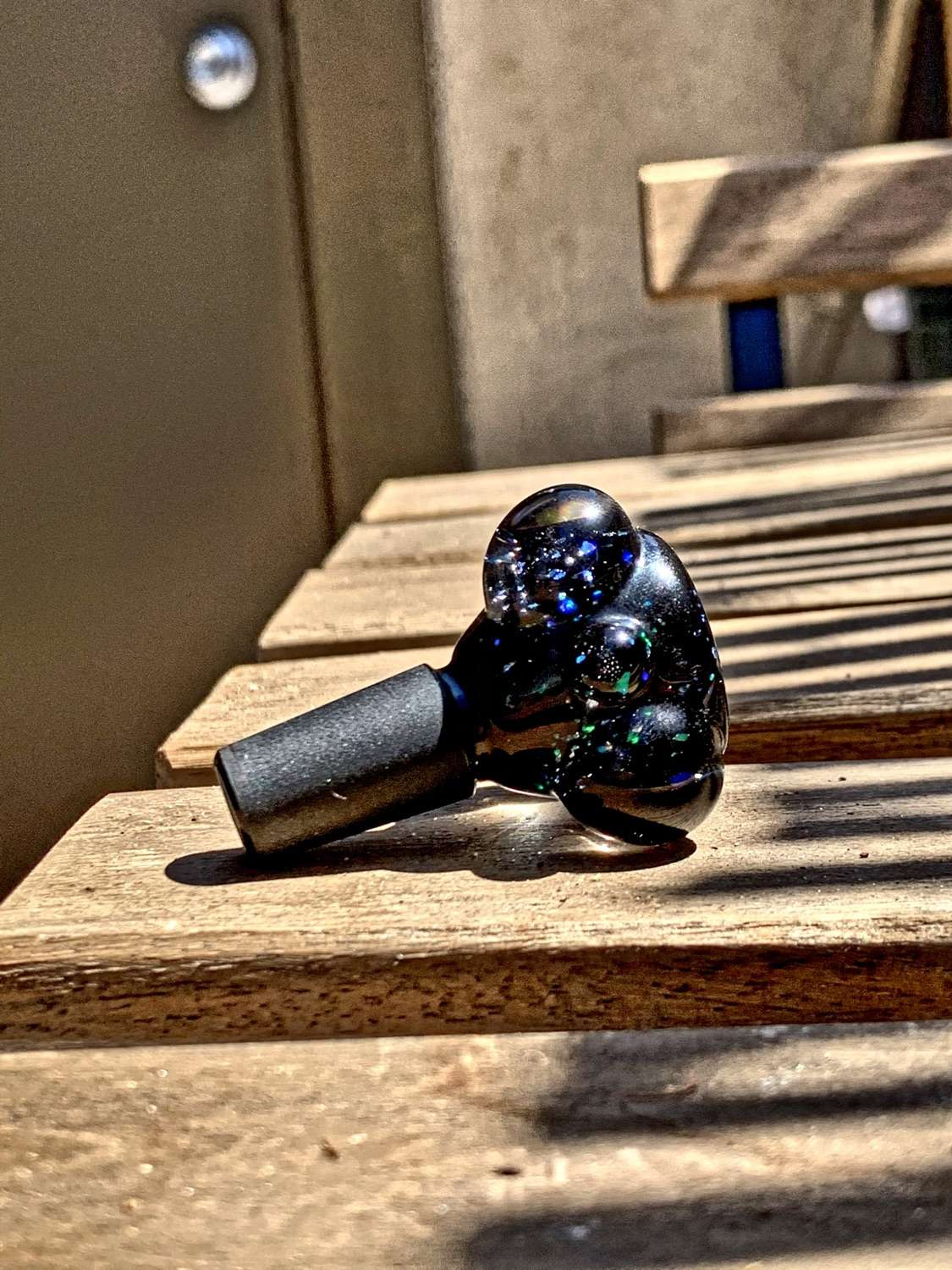 Preview pic of Dust Storm- Crushed Opal 14mm bowl 