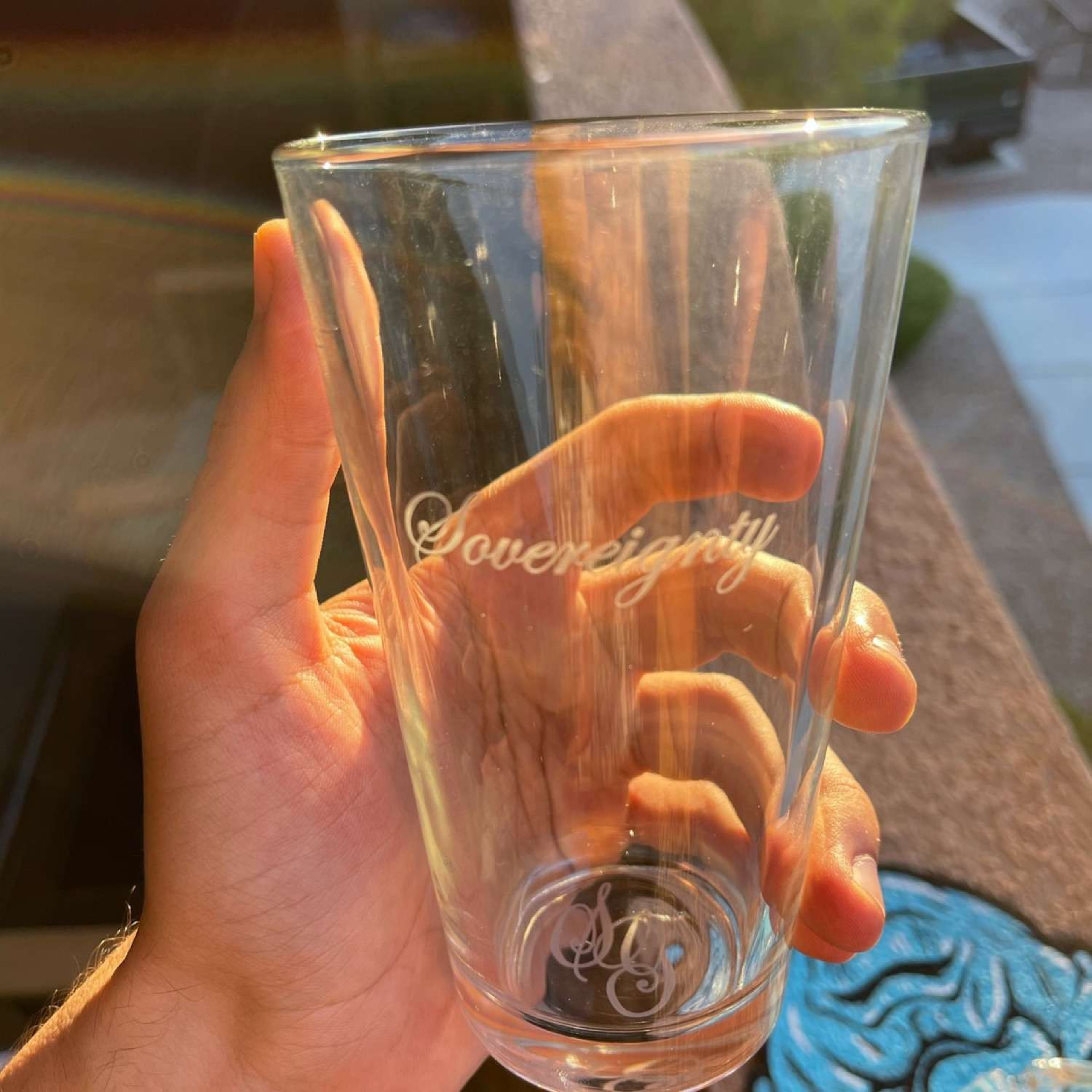 Sovereignty Pint Glass image 0