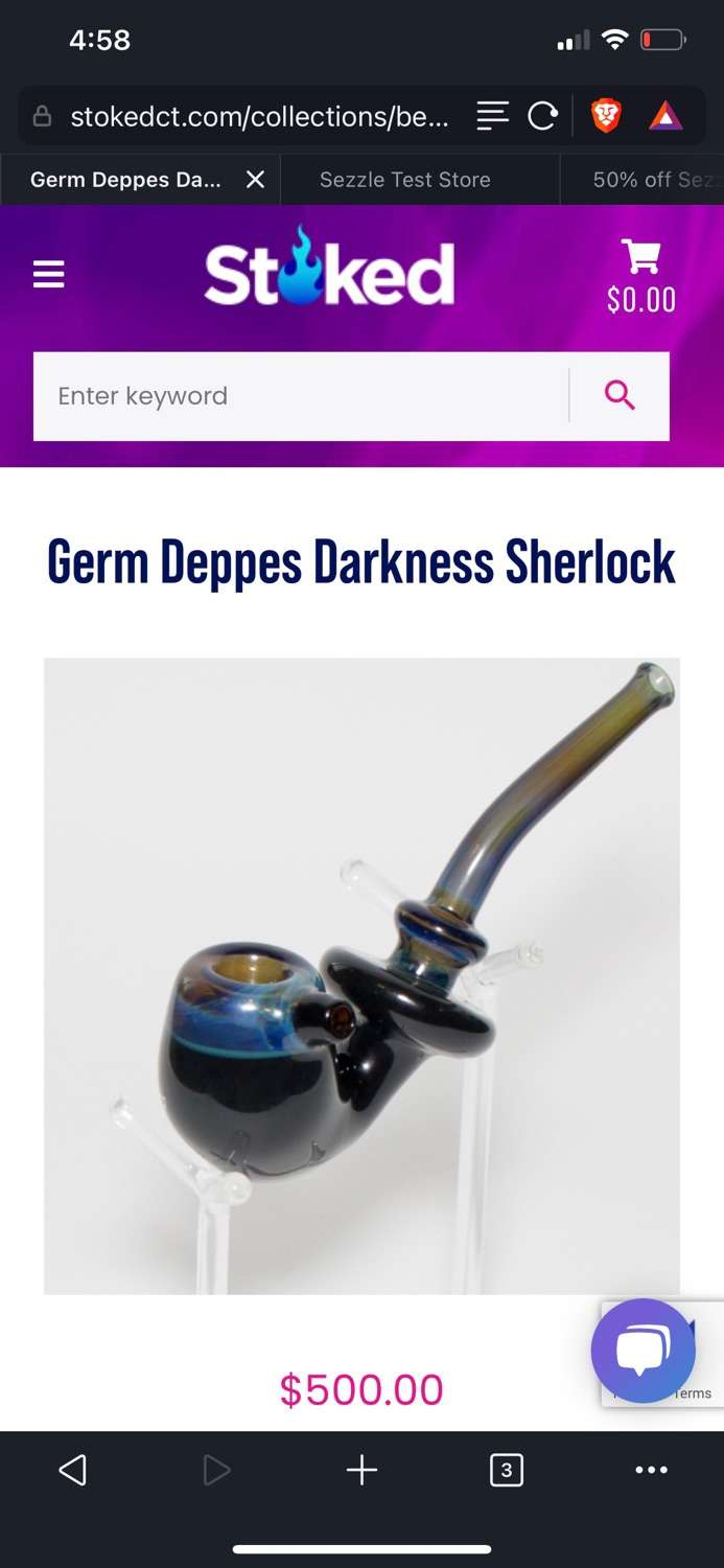 Preview pic of Germ Deppes Darkness Sherlock 