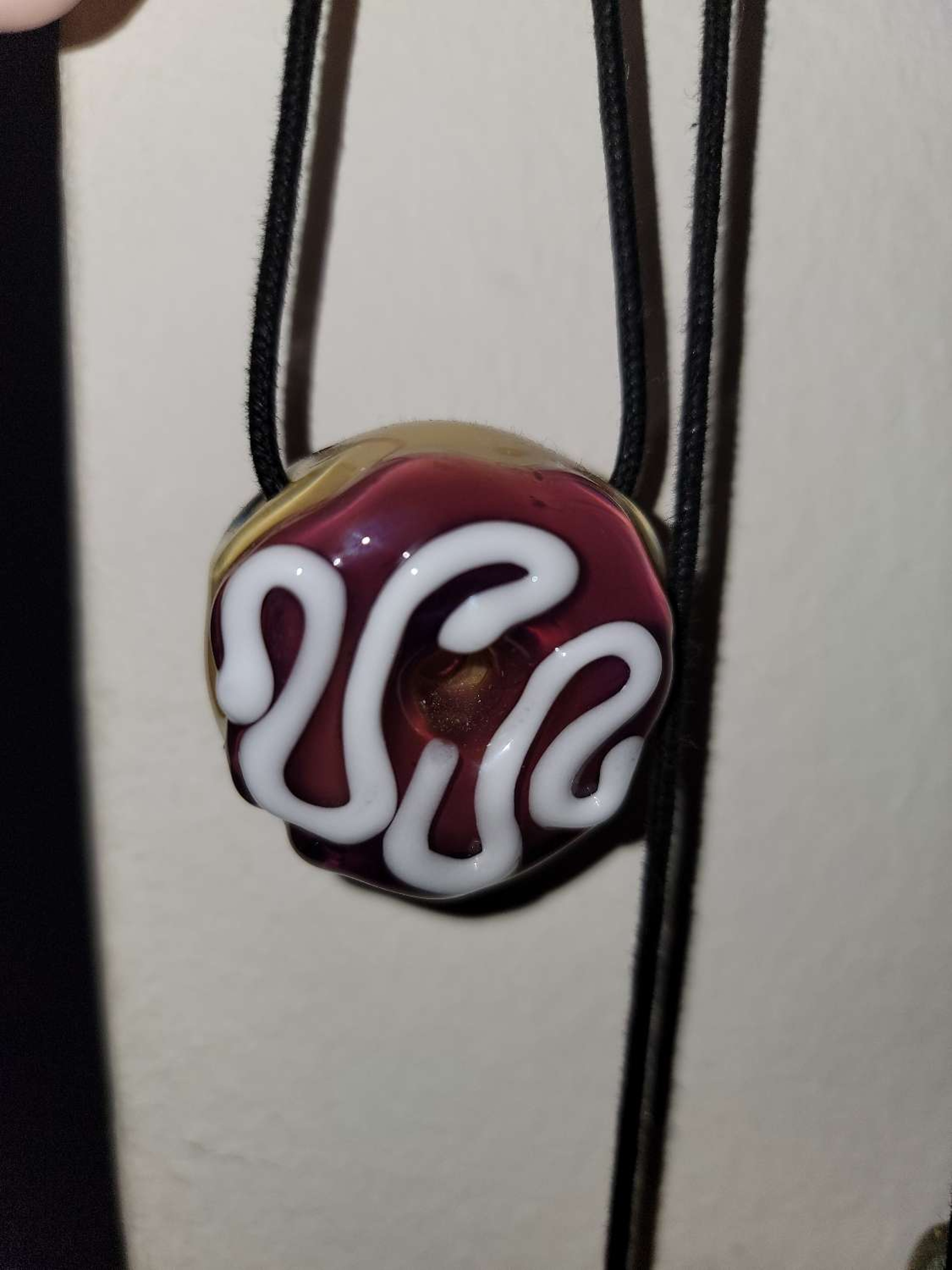 KGB×Beak Glass Royal Jelly Honeycomb Pendant (Donut Fest 8) image 0