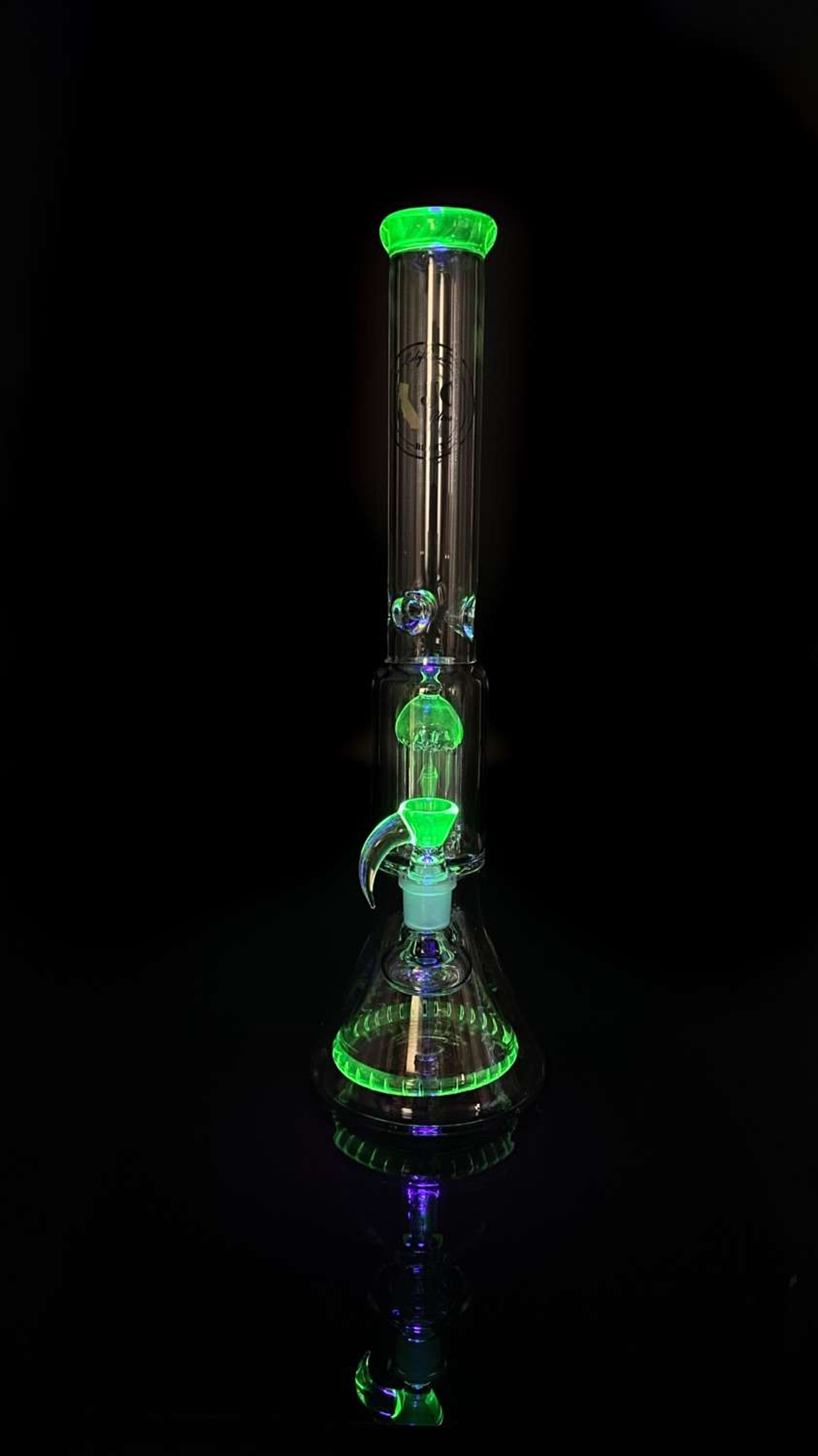 @jcglasswerkz 18” jellyfish Collins image 0