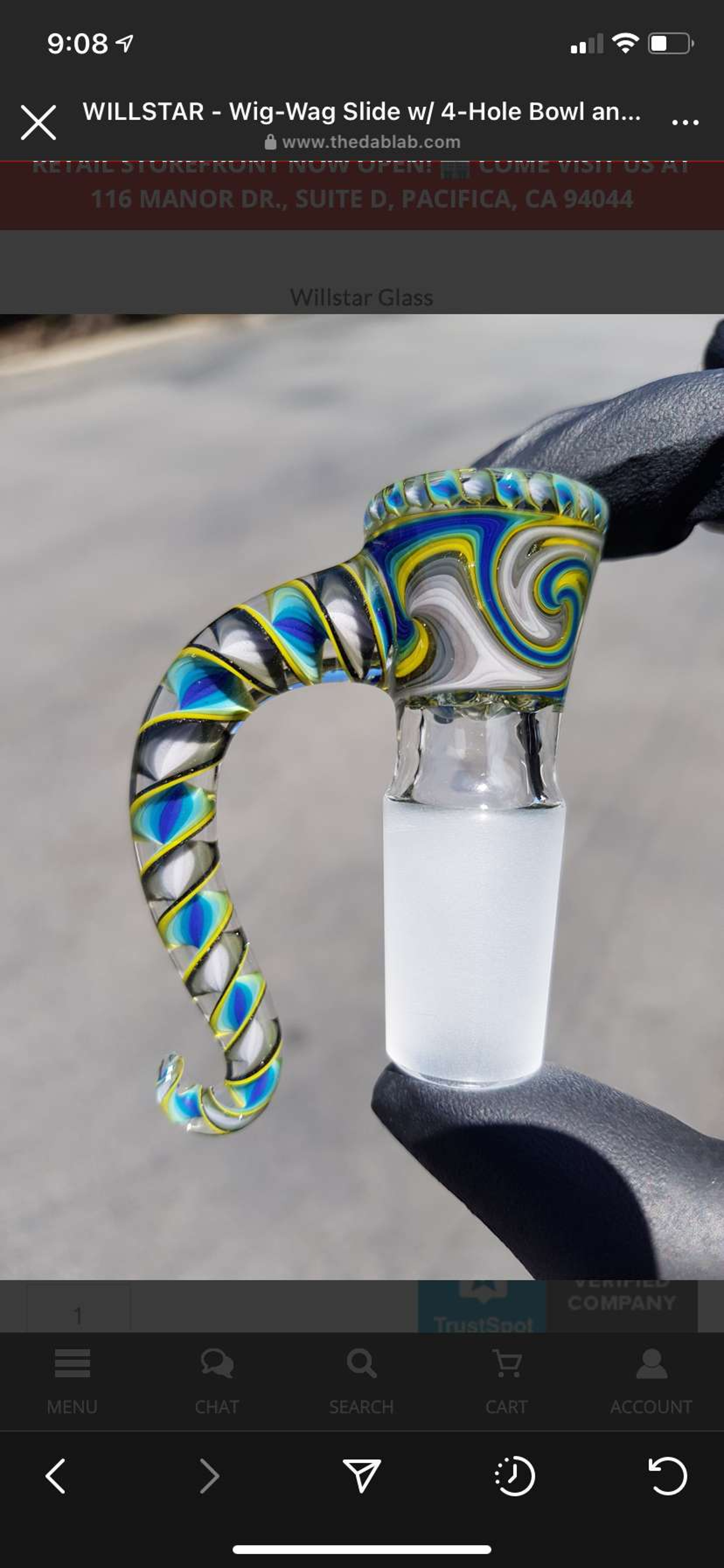 Preview pic of WillStar Glass 18mm slide