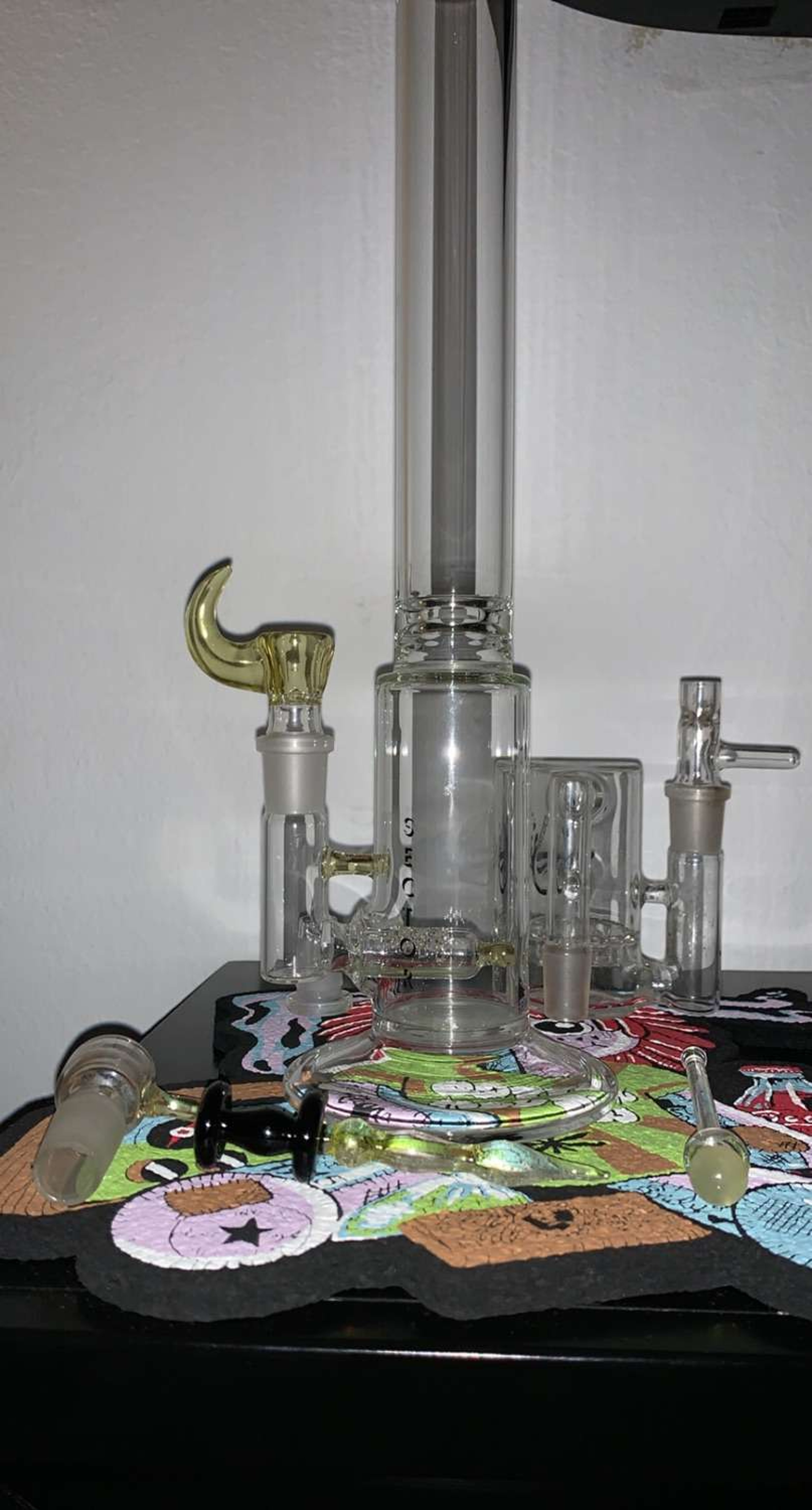 Preview pic of CFL 18mm down and upgridded stemline (Yellow To Pink)