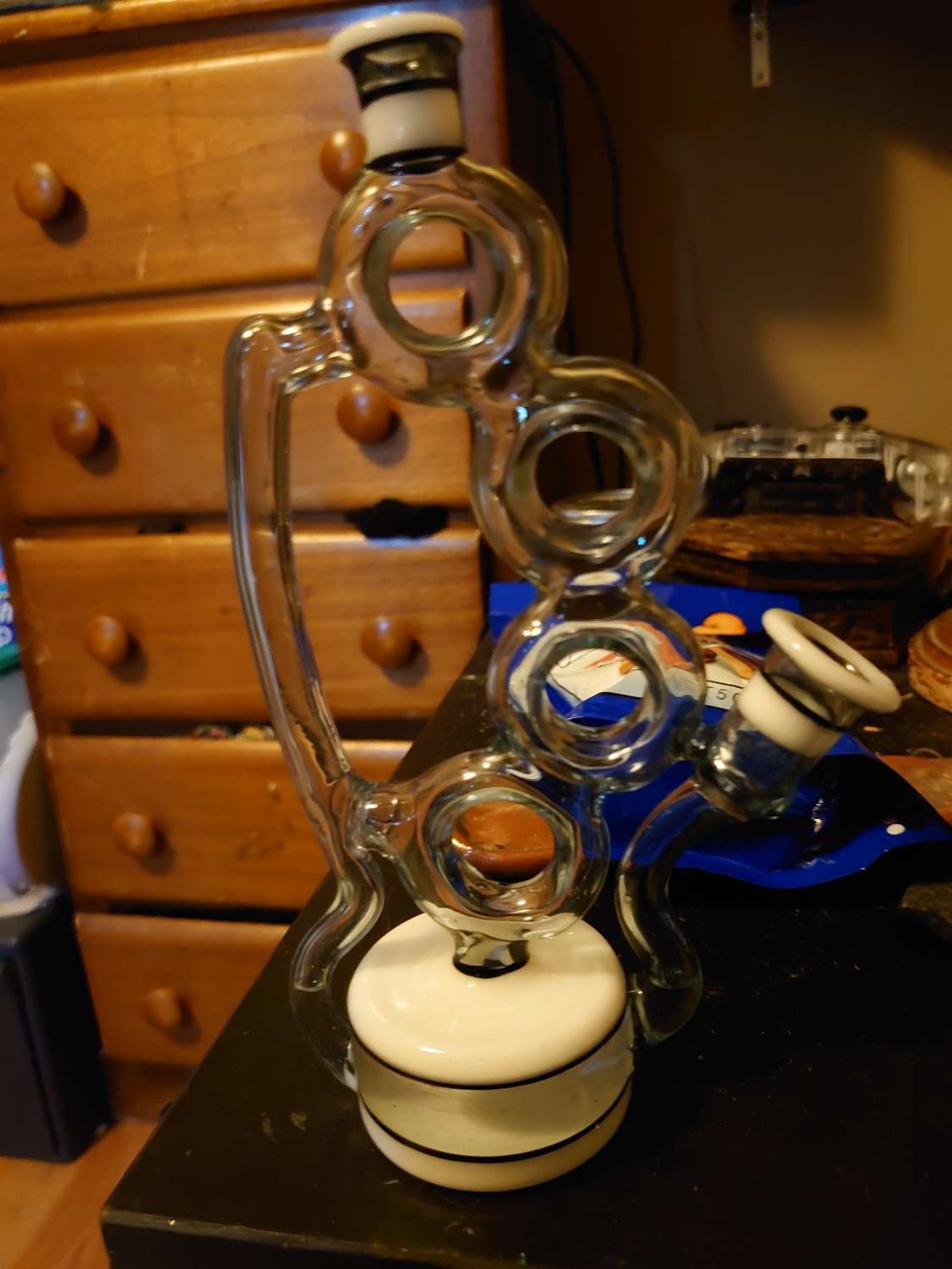 Preview pic of  smiff glass knucks rig **price drop**