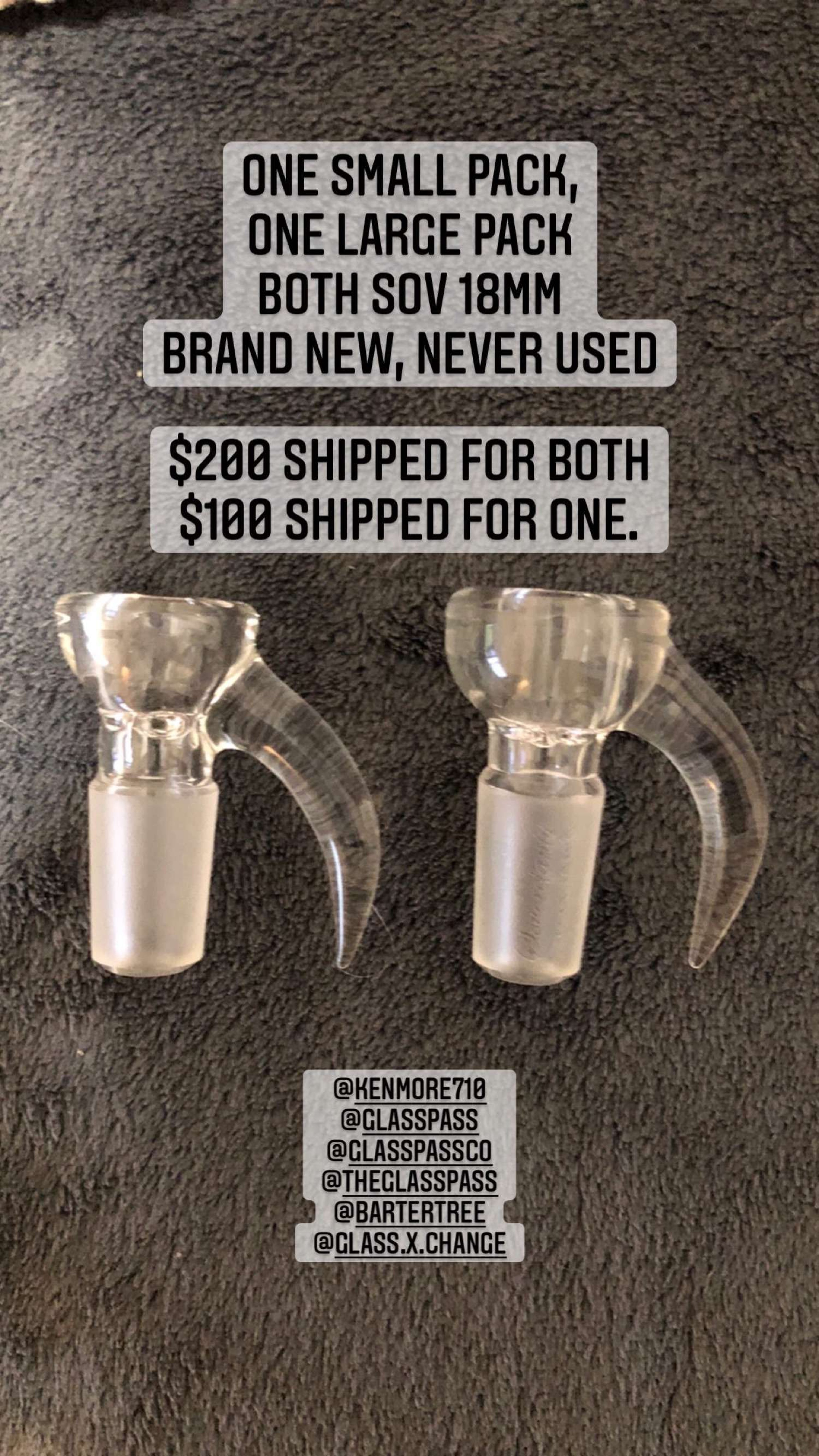 Cash only! No trades! Two clear Sov slides brand new image 0