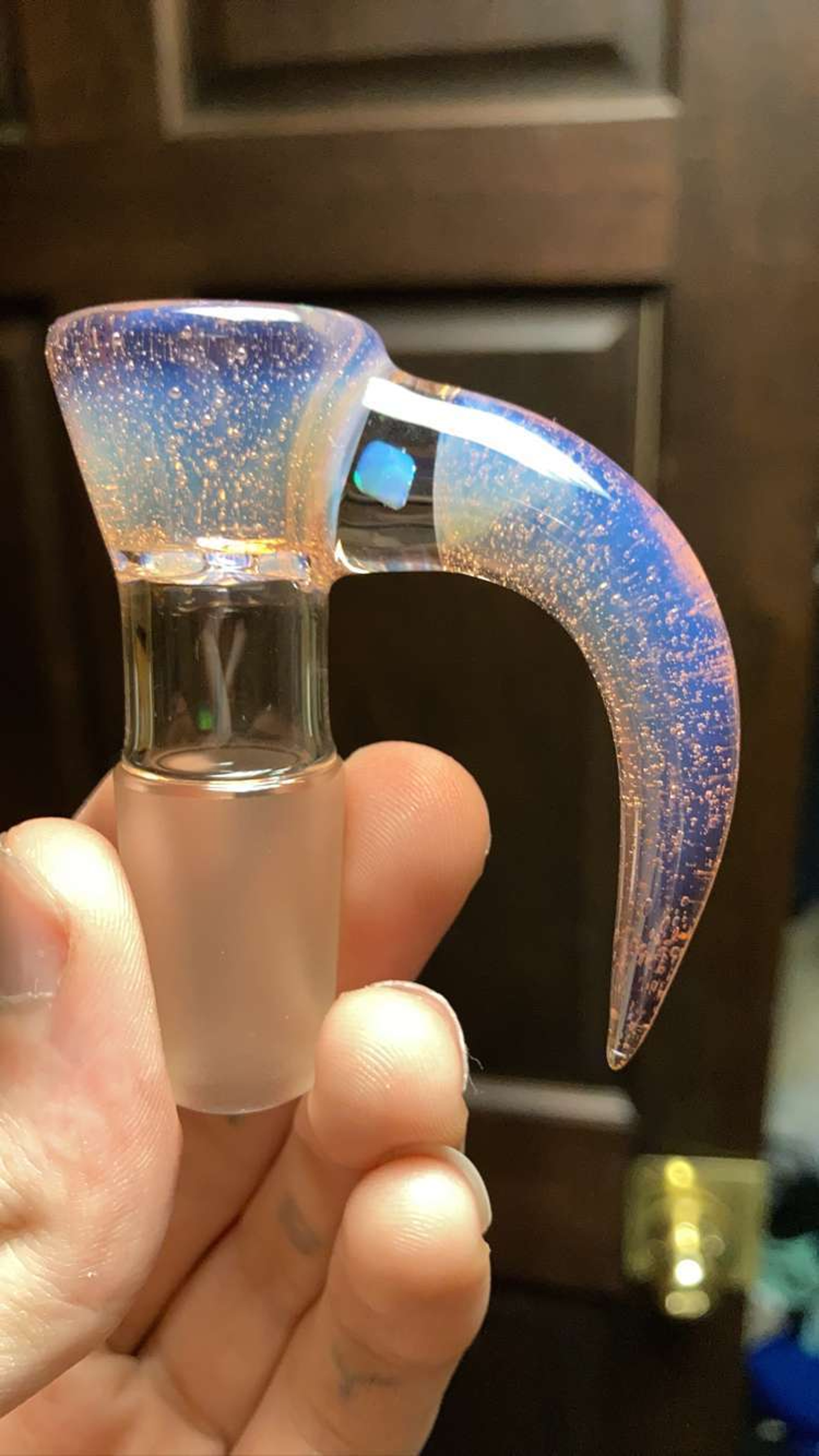 Greasy glass x Jarred bennet rainbow opal 18mm slide image 0