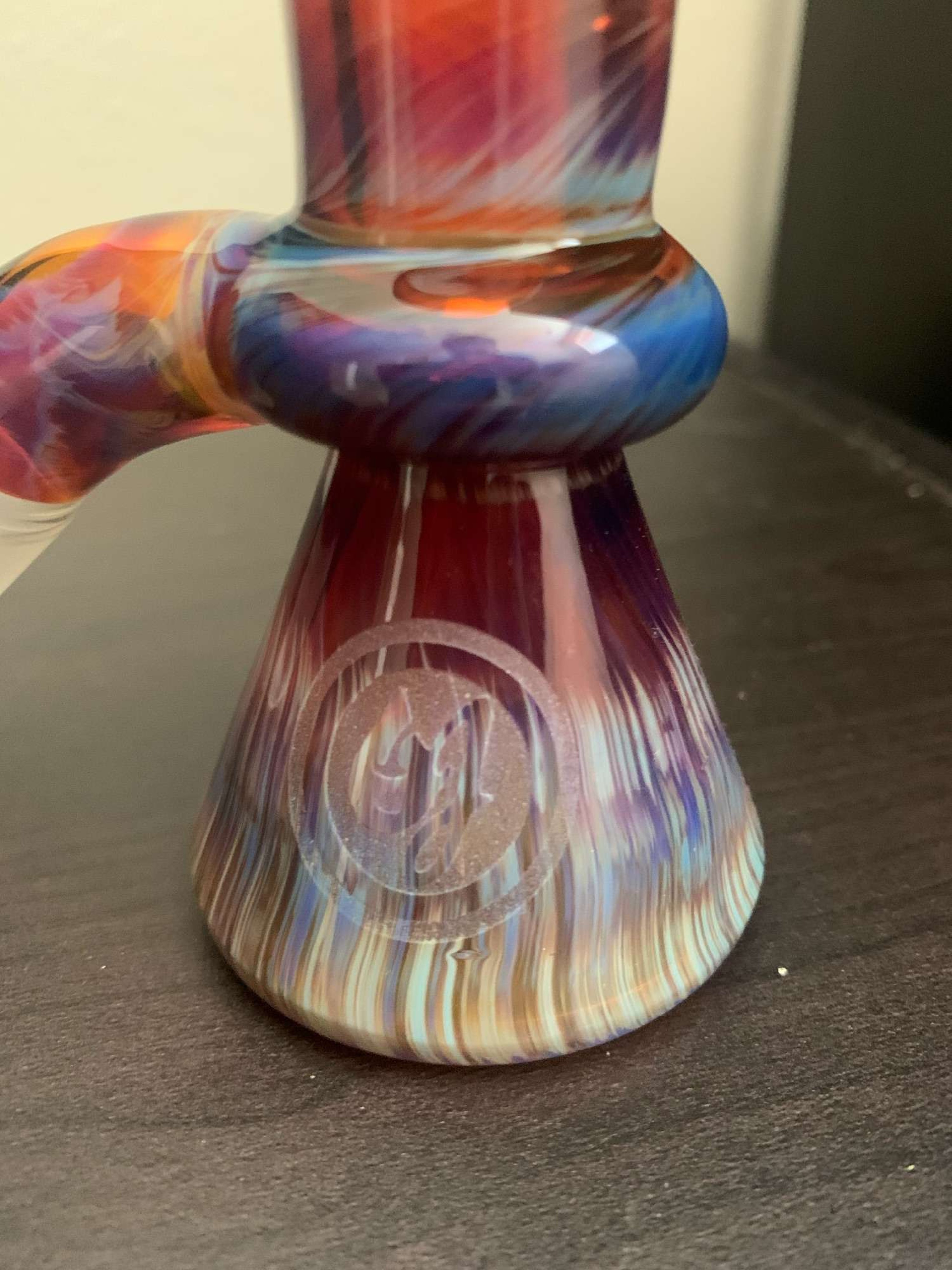 Fully worked amber purple dry catch image 0