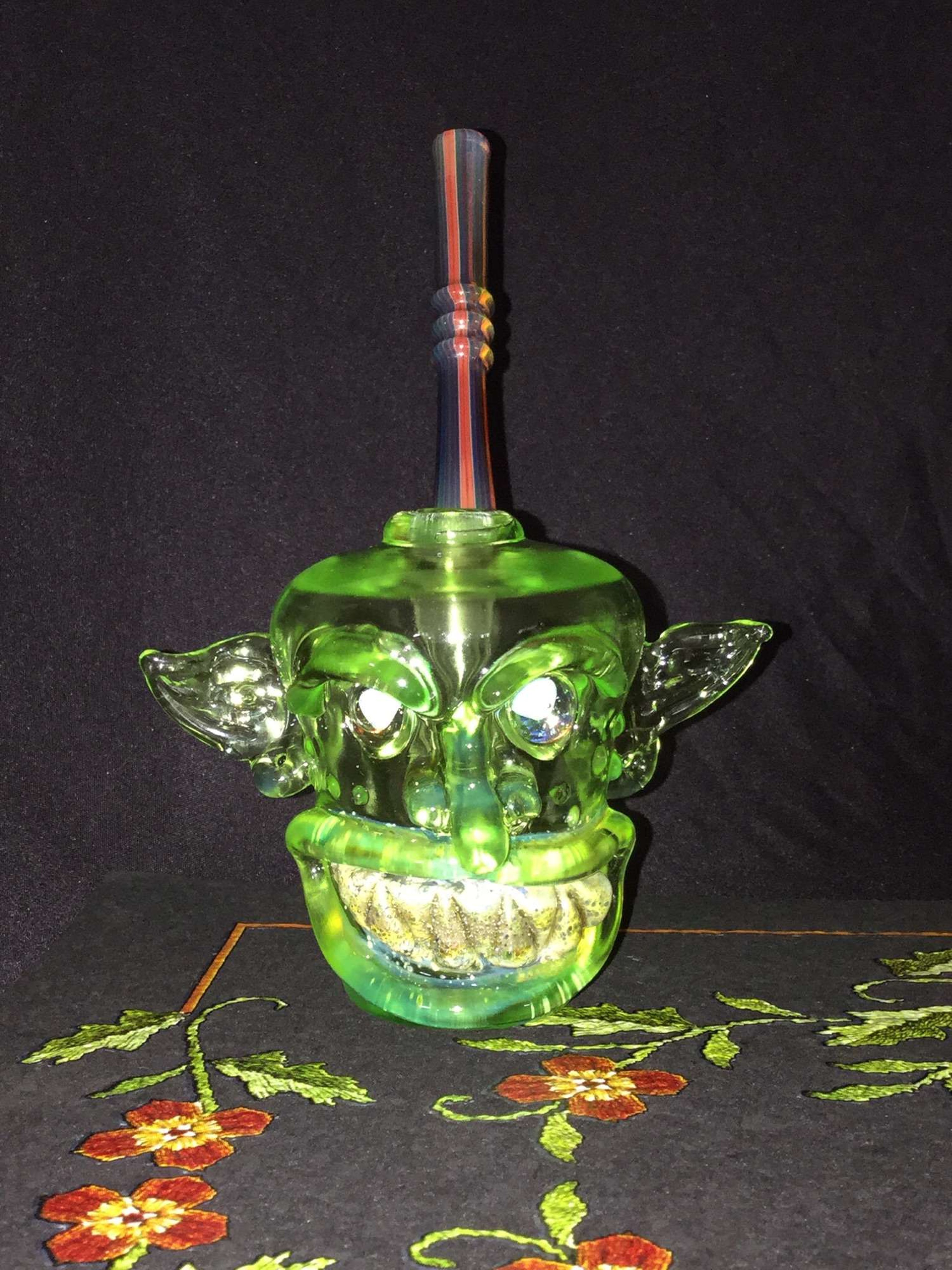 Preview pic of Wyrd Green Goblin Head Rig
