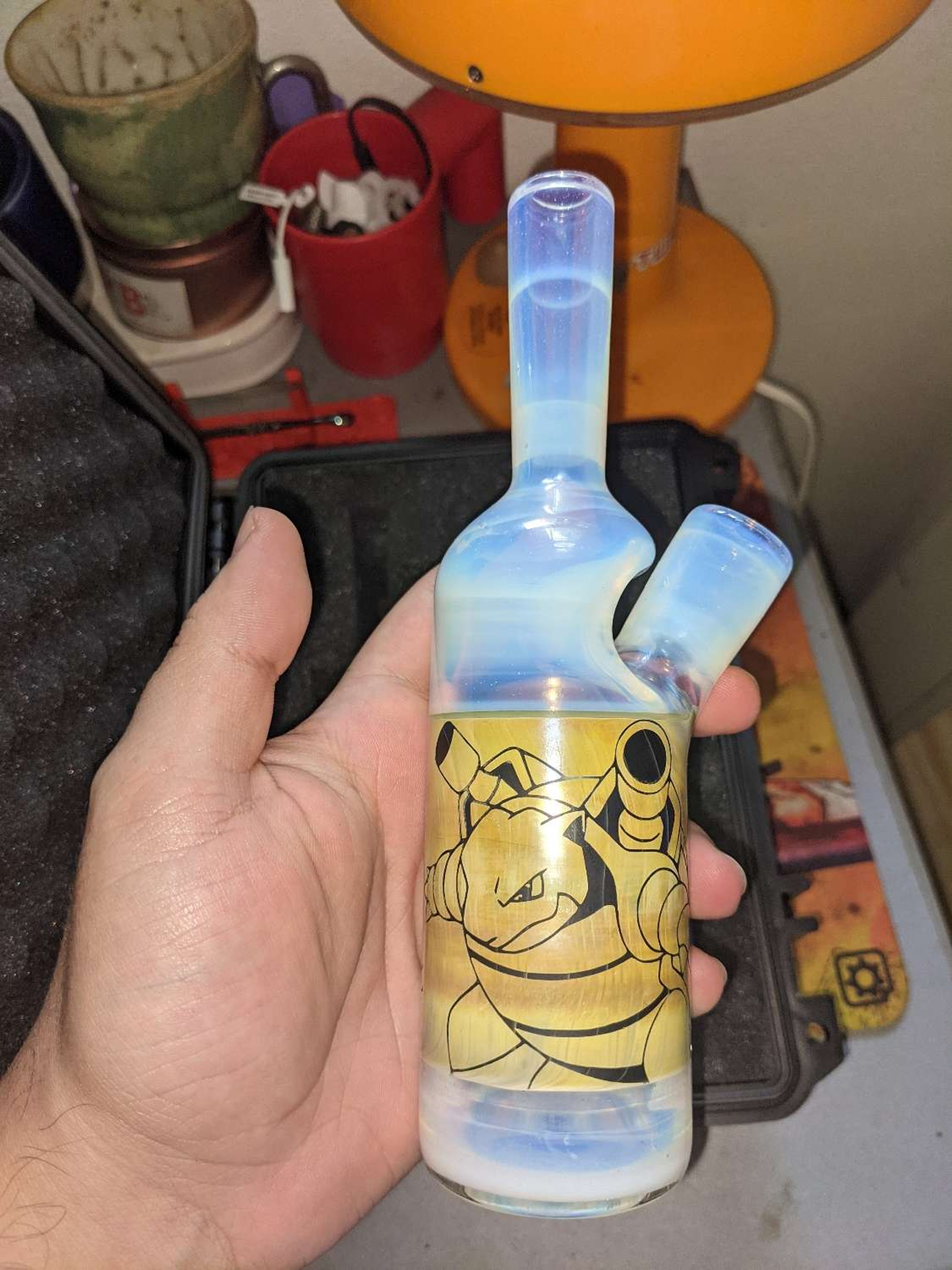 Preview pic of Immaculate Glass Blastoise tube in ghost