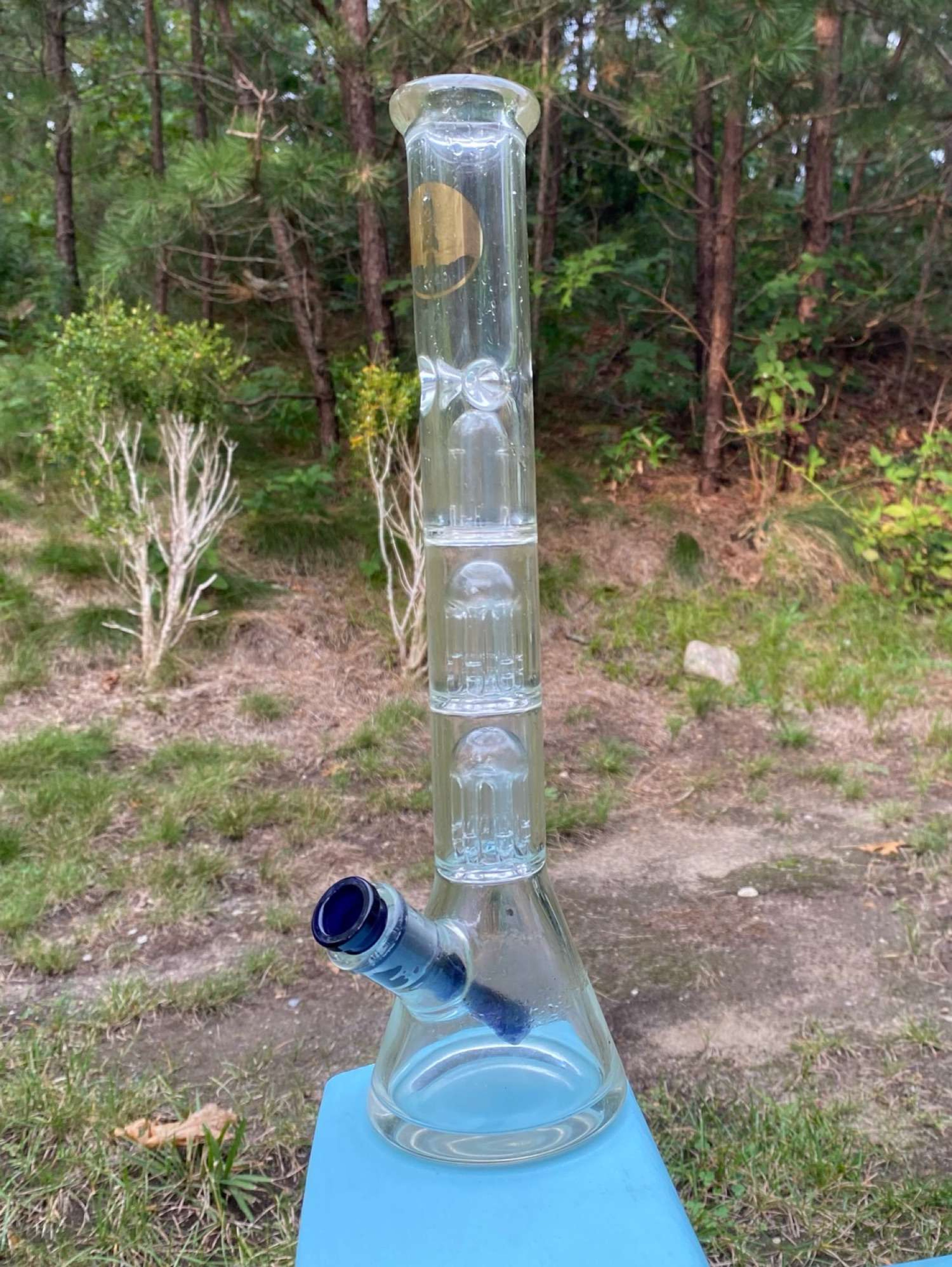 14” Apollo Glass Double Tree image 0