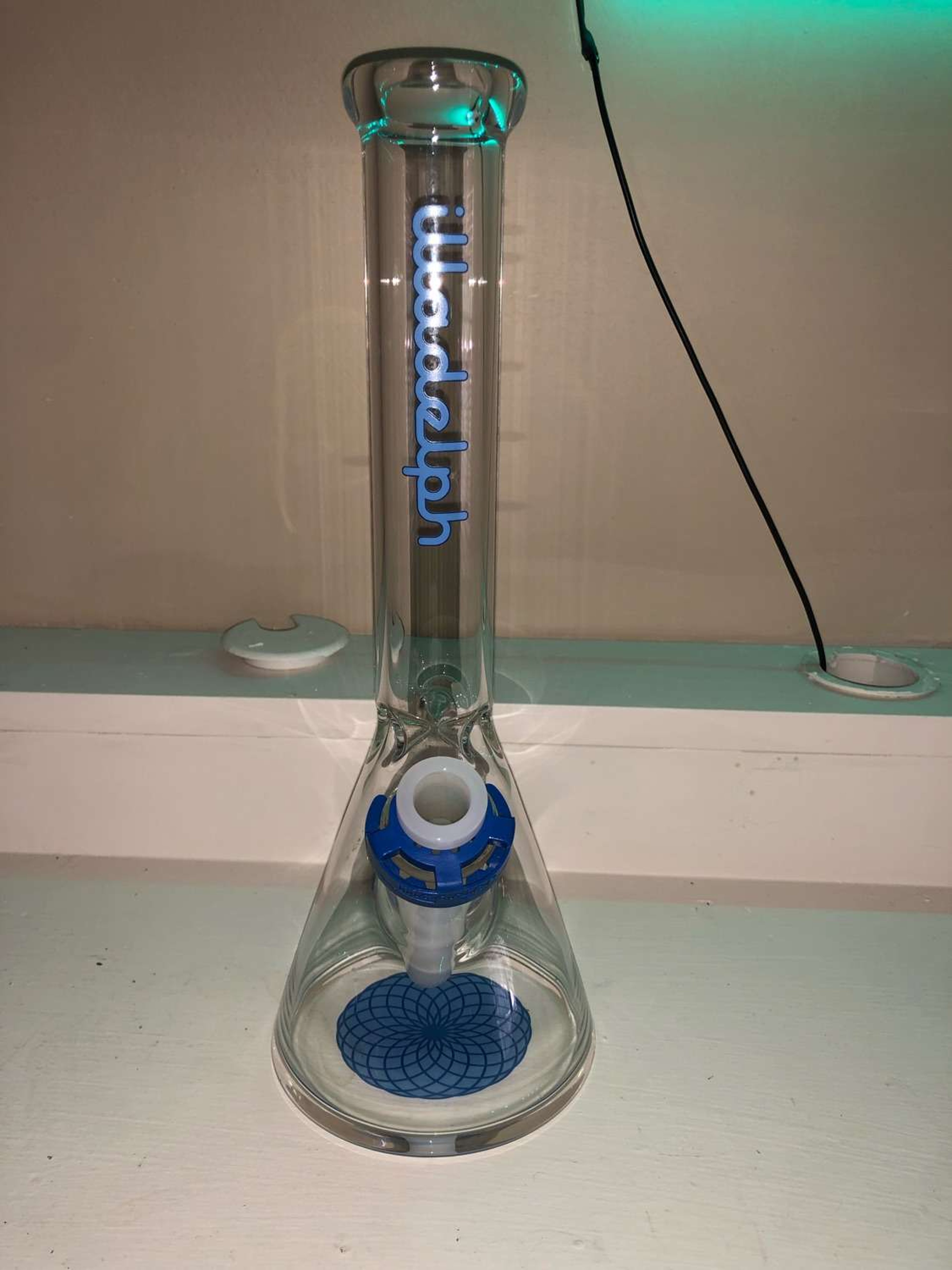 Preview pic of Illadelph blue mini beaker 