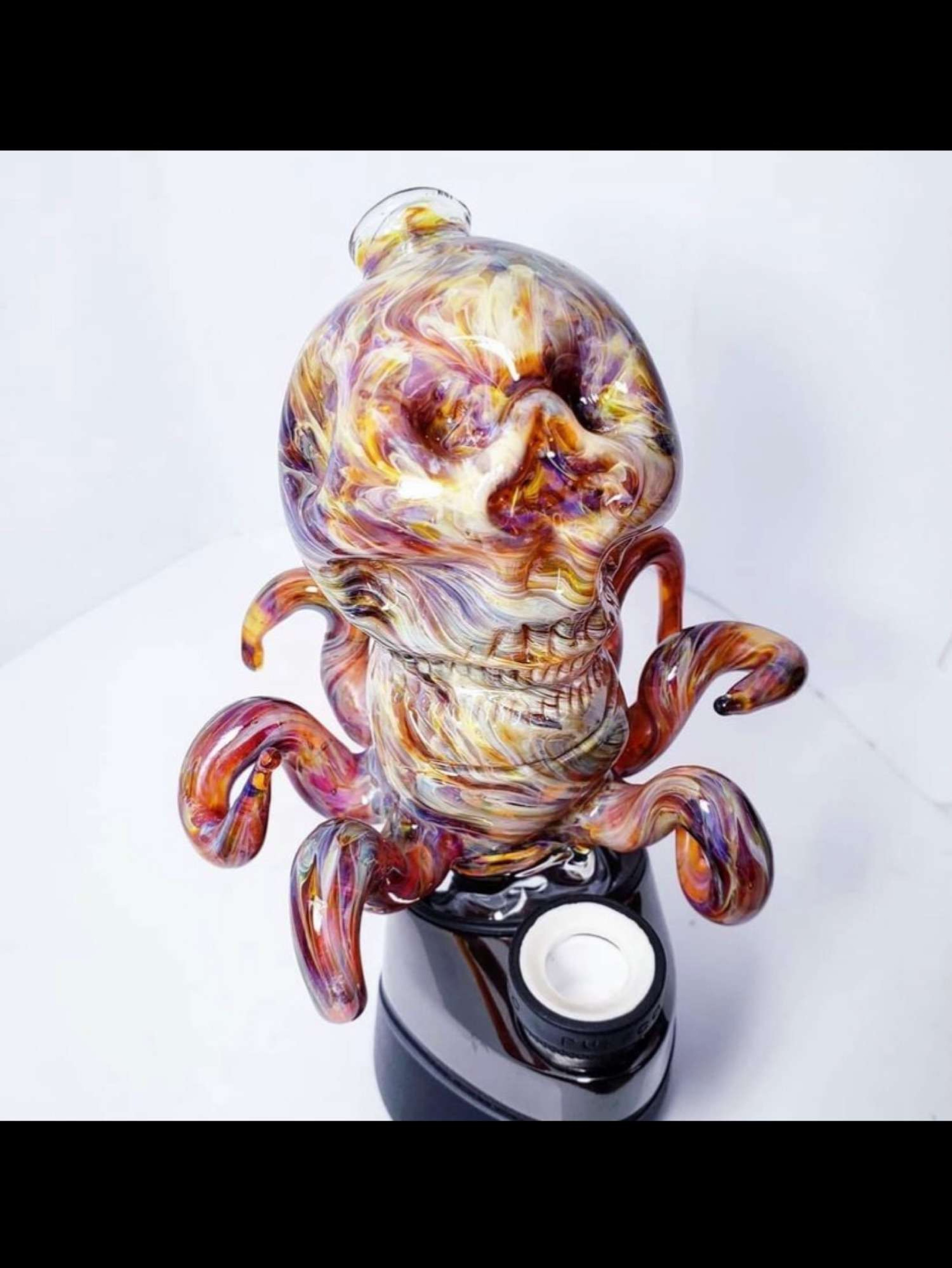 Octo Kraken Skull (Puffco attachment) & Matching cap image 0