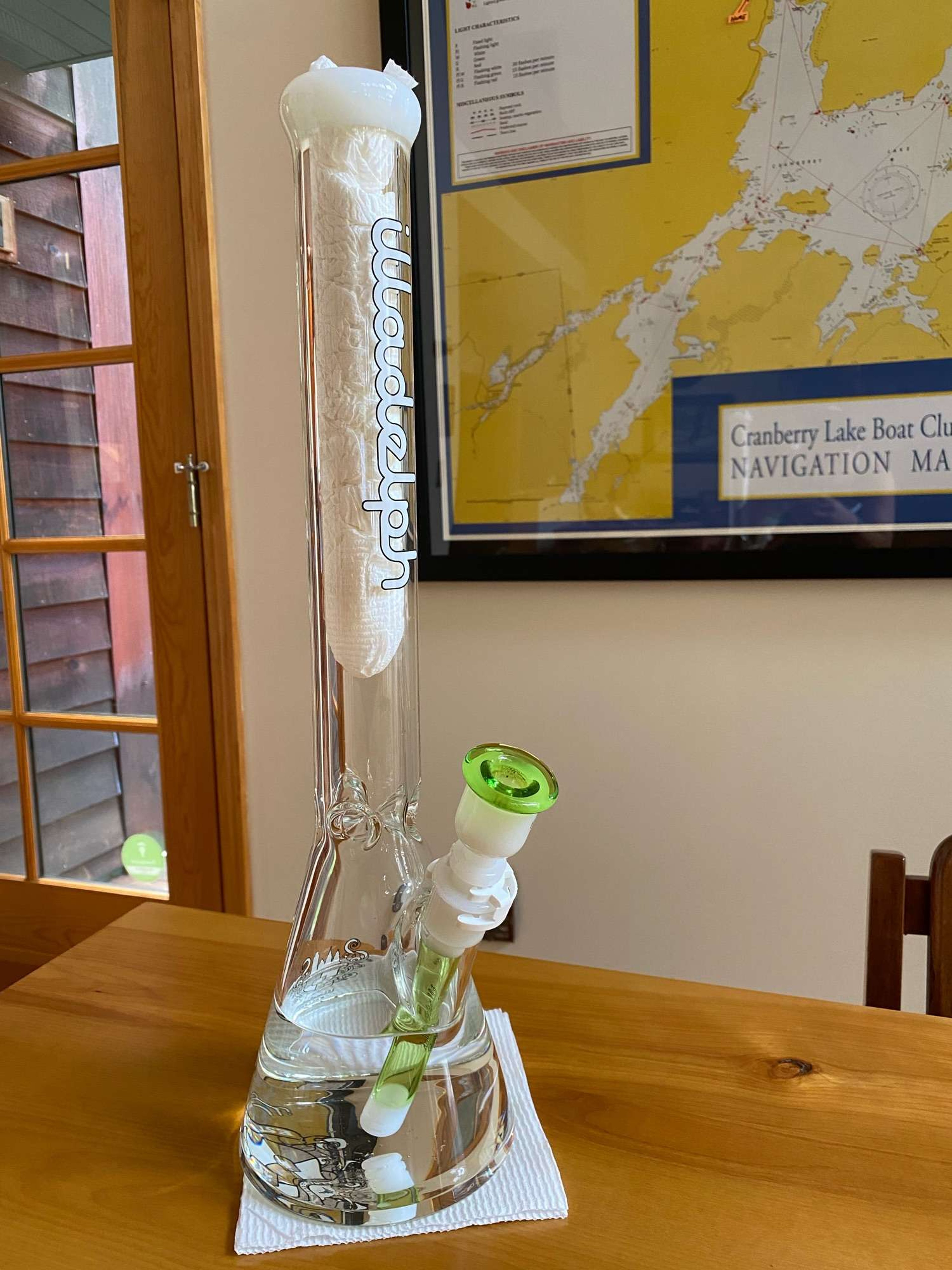 Preview pic of Medium white label beaker with an encalmo set