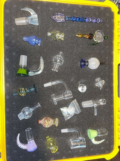 Preview pic of Misc Glass/ Quartz accessories. Message for prices.