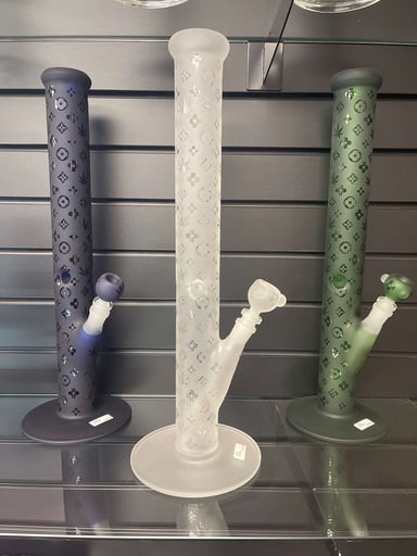 Preview pic of LV Print AMG Straight Tube Bong