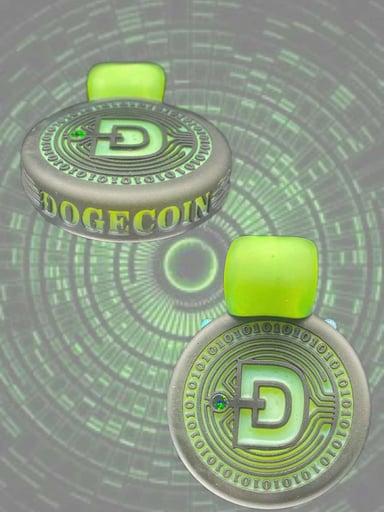 Preview pic of GlassMaze “DOGECOIN” Pendant