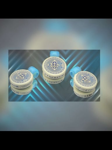 Preview pic of GlassMaze “ETHEREUM” Pendant