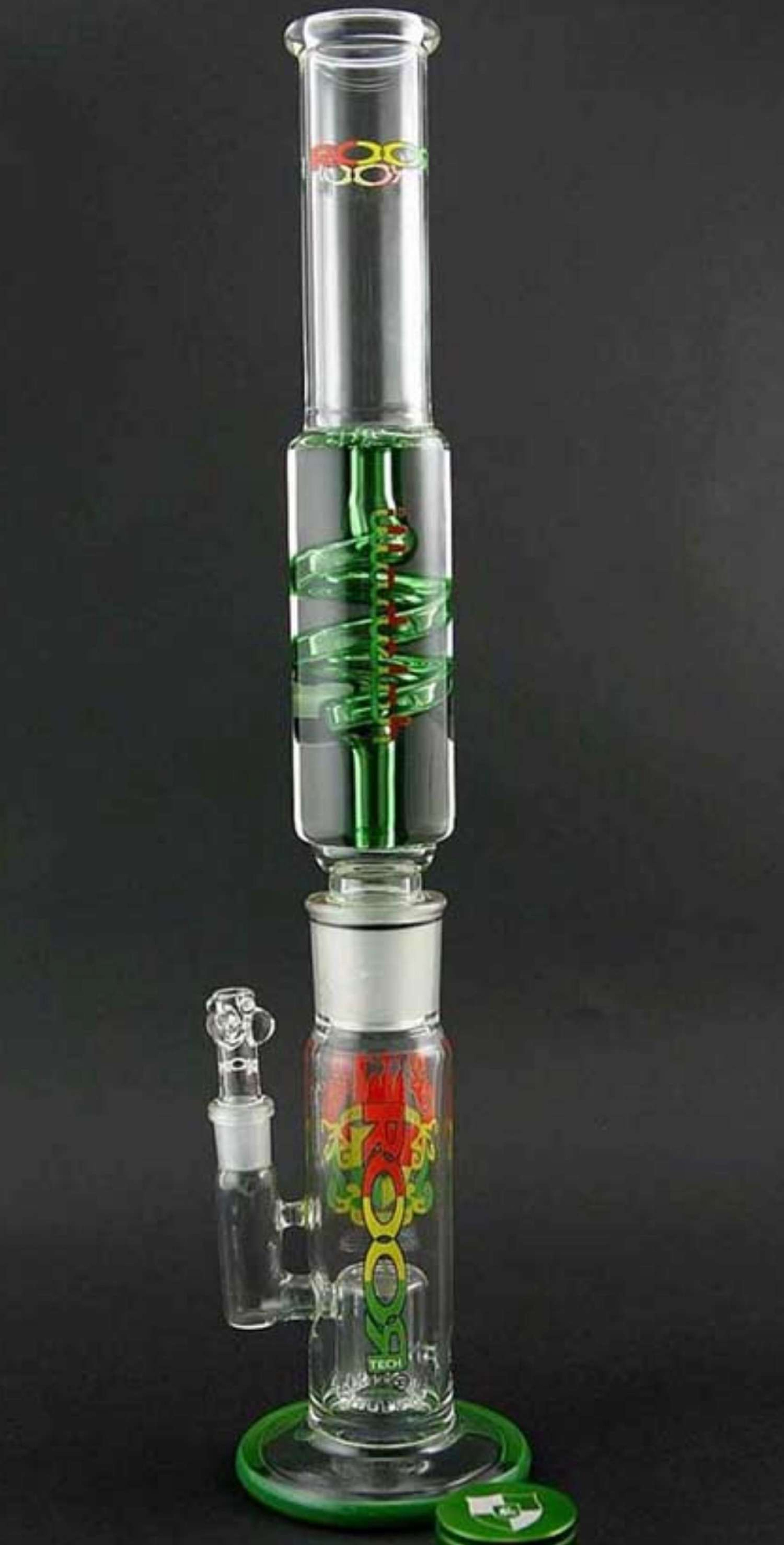 Illadelph- Signature Rasta Coil Waterpipe image 0