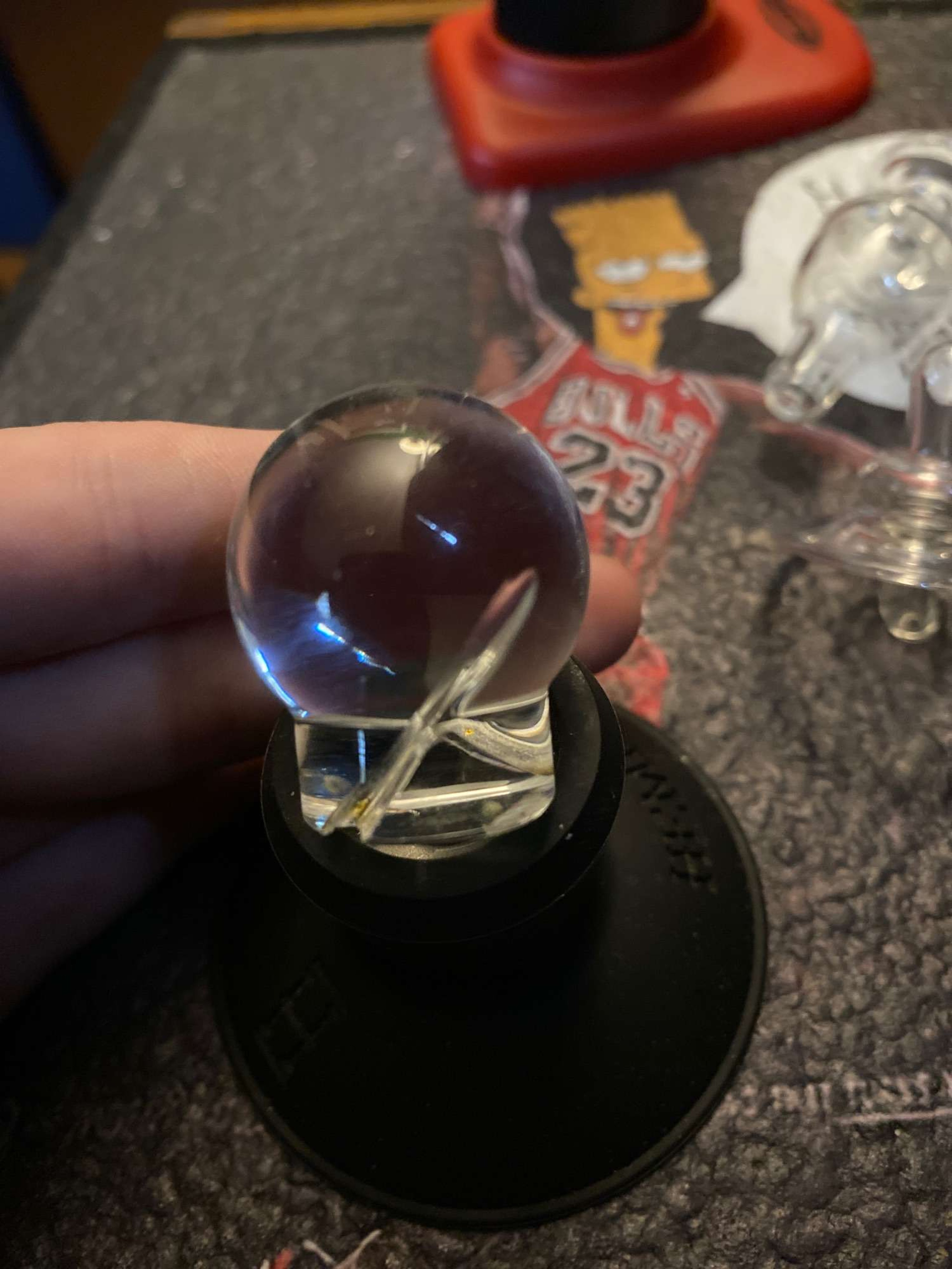 Clear OneTrickPony Spinner Marble Cap image 0