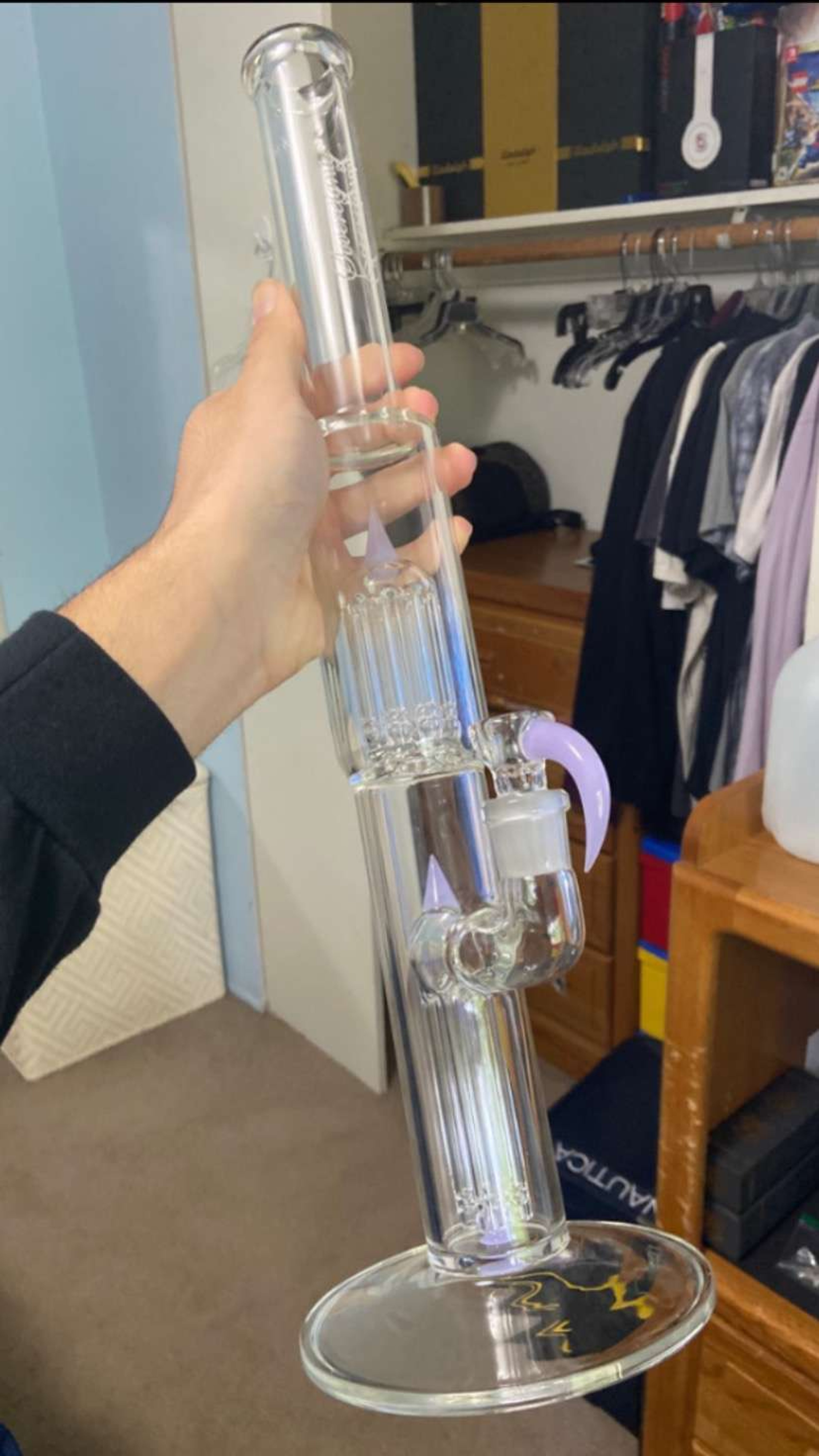 Slitted 4-8 Pa Magic Purple CFL w/ 38mm Neck image 0