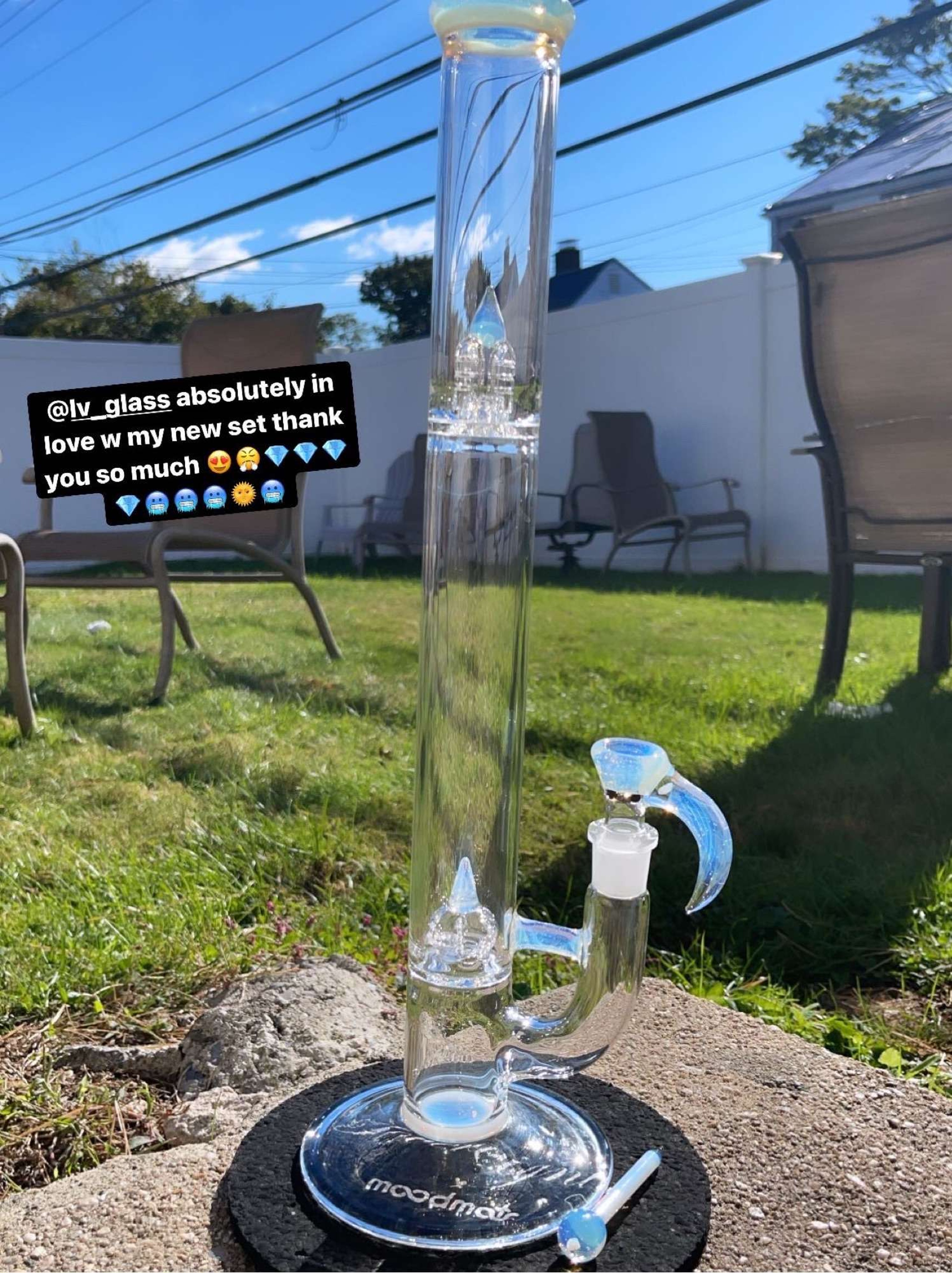 Preview pic of Lv glass ( aka auriela glass ) Fully Accented in GHOST imperial to inverted 4 