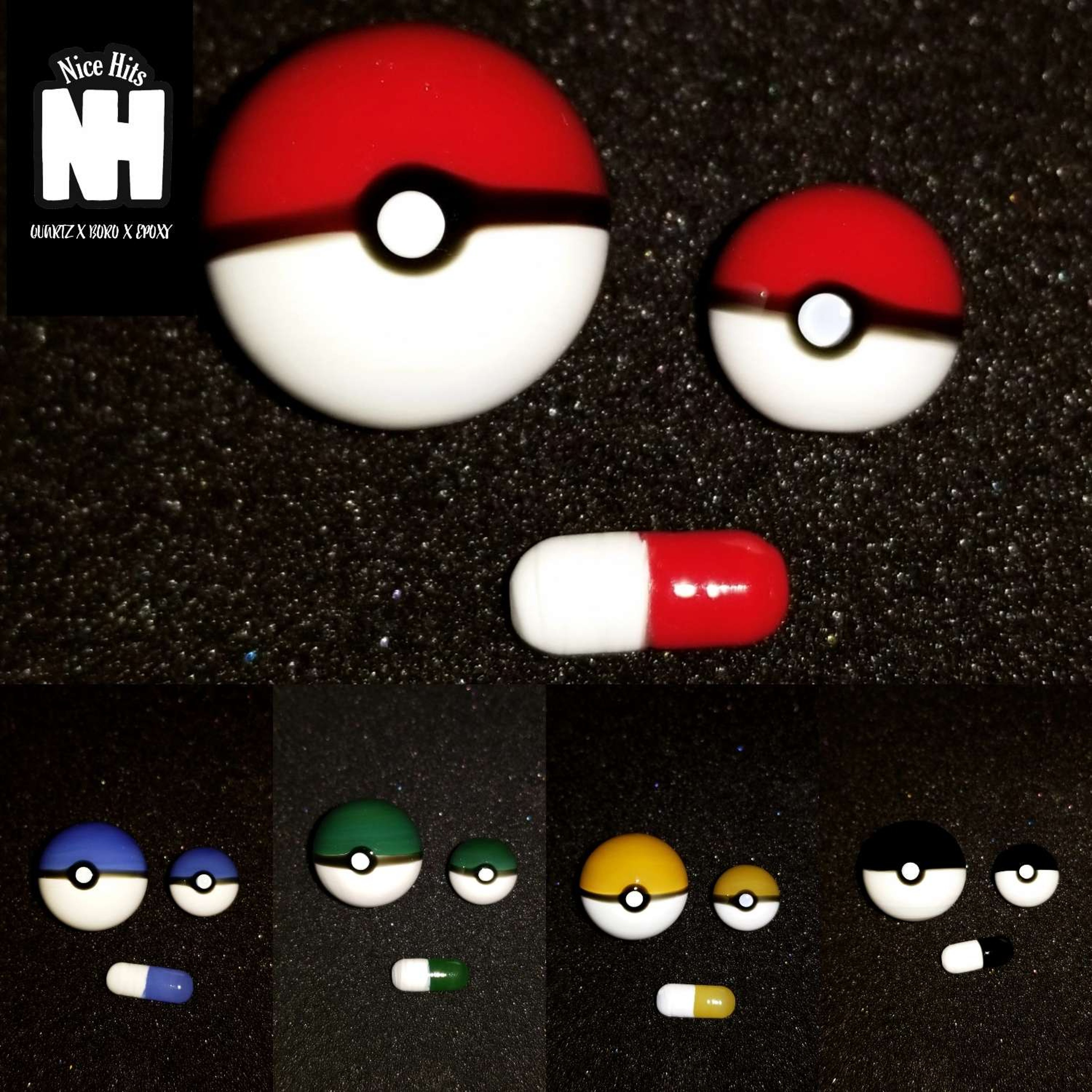 Preview pic of PokeBall 3pc. Slurper Sets 