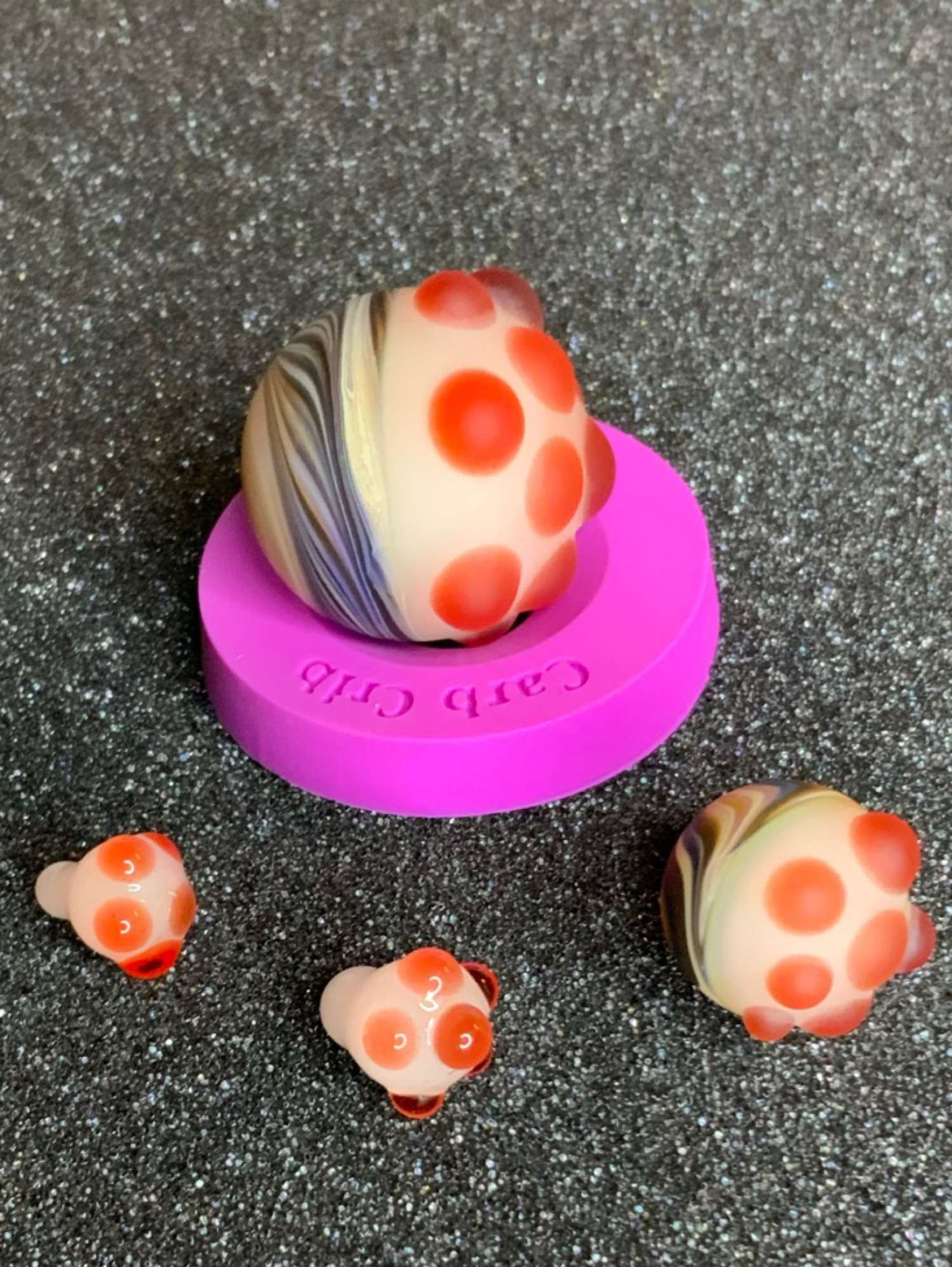 @sigil_glass “Shrooms on trees” Marble set (Slurper/Blender/Auto-spinner) image 0