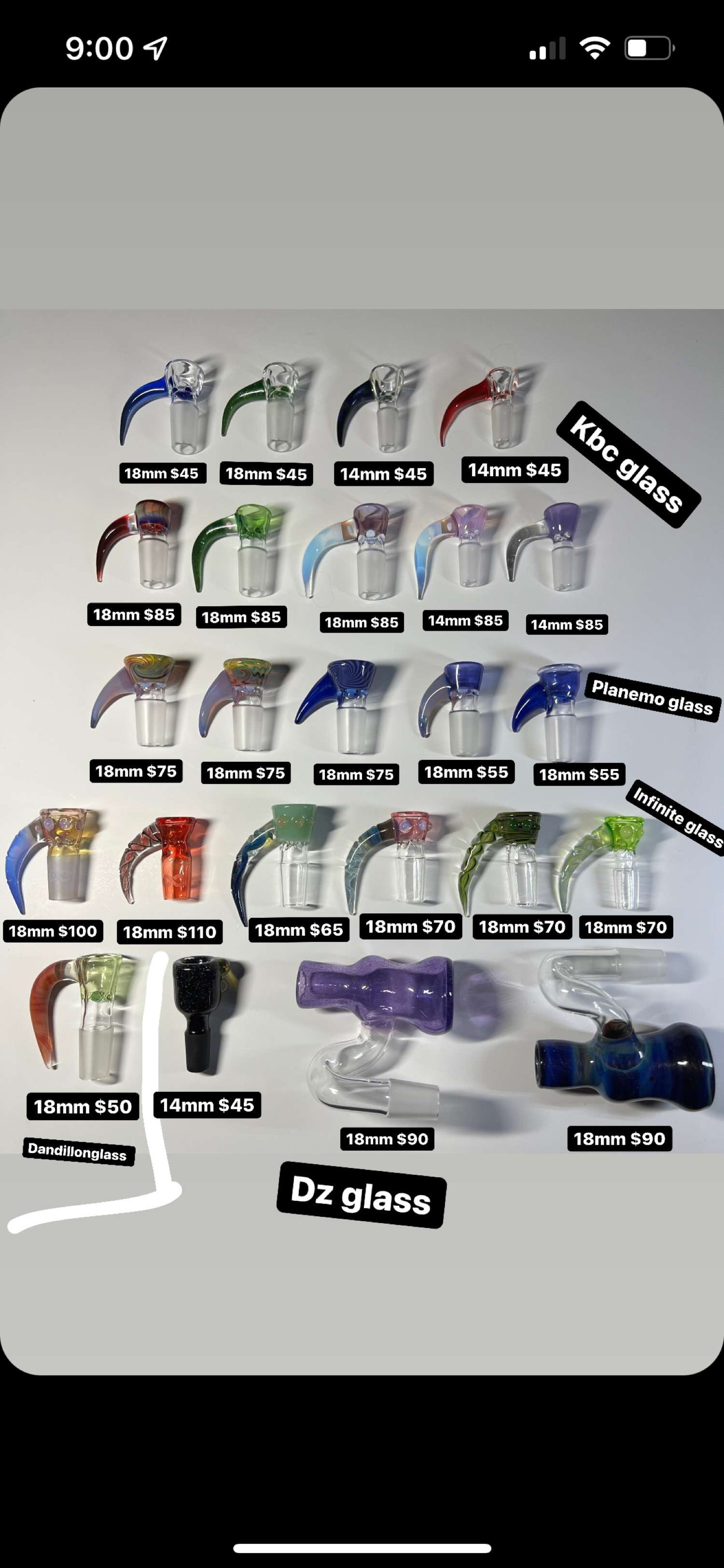 Preview pic of Multi hole slides available.