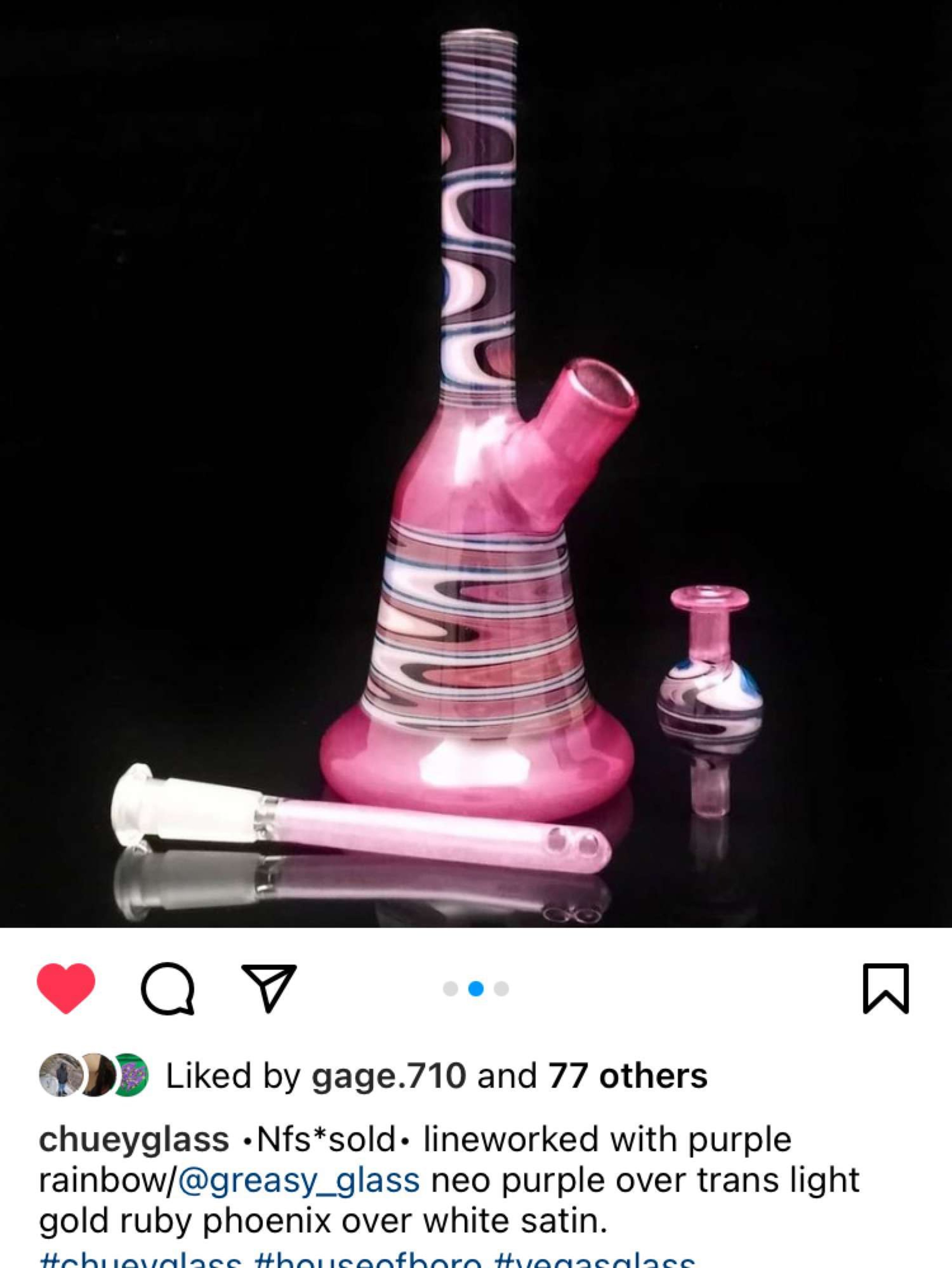 My lineworked CHUEY GLASS rig image 0