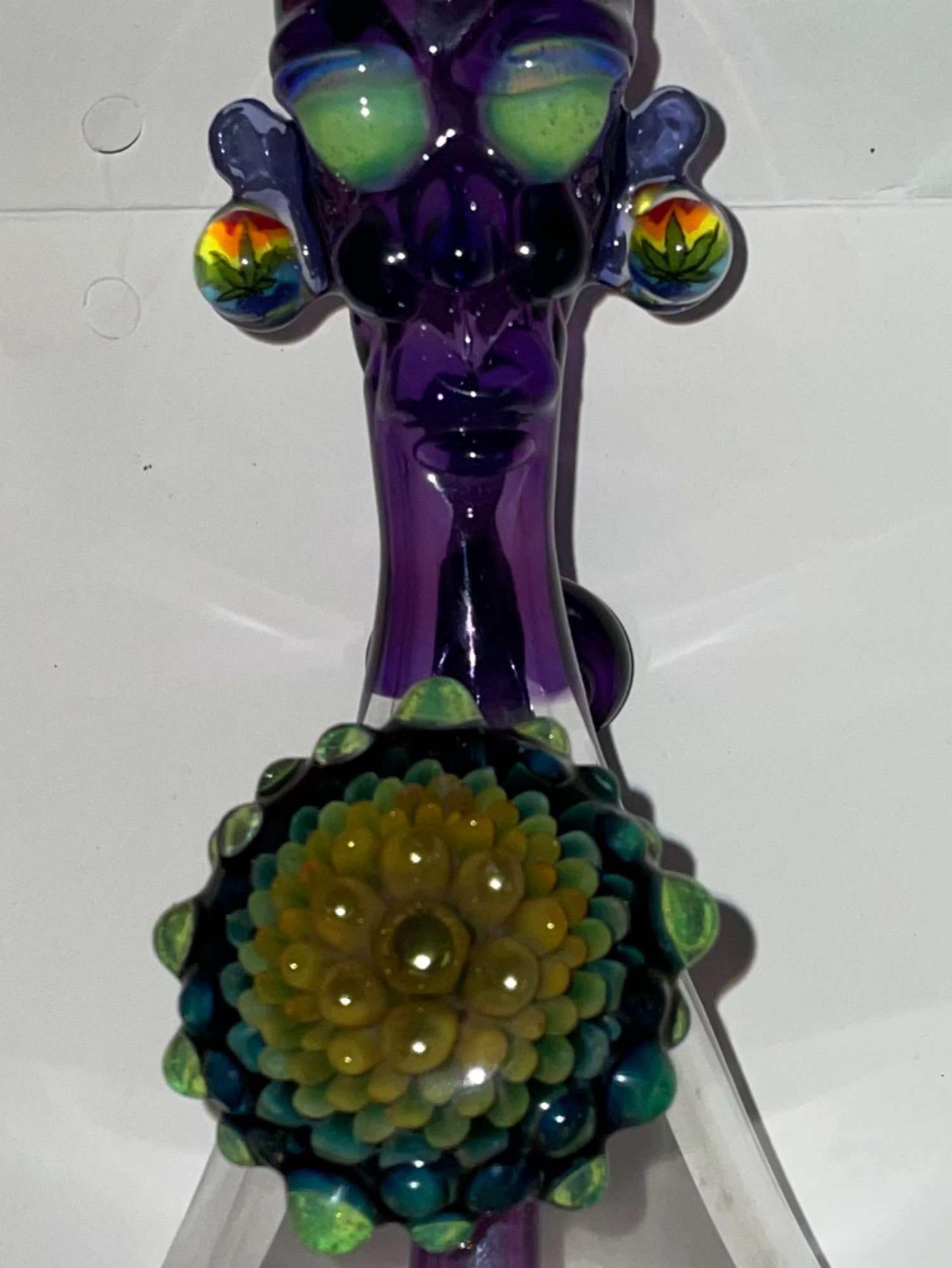 Truchalk Glass Purple Drip Freddy Jammer Rig with Highly Educated Bagnger image 0