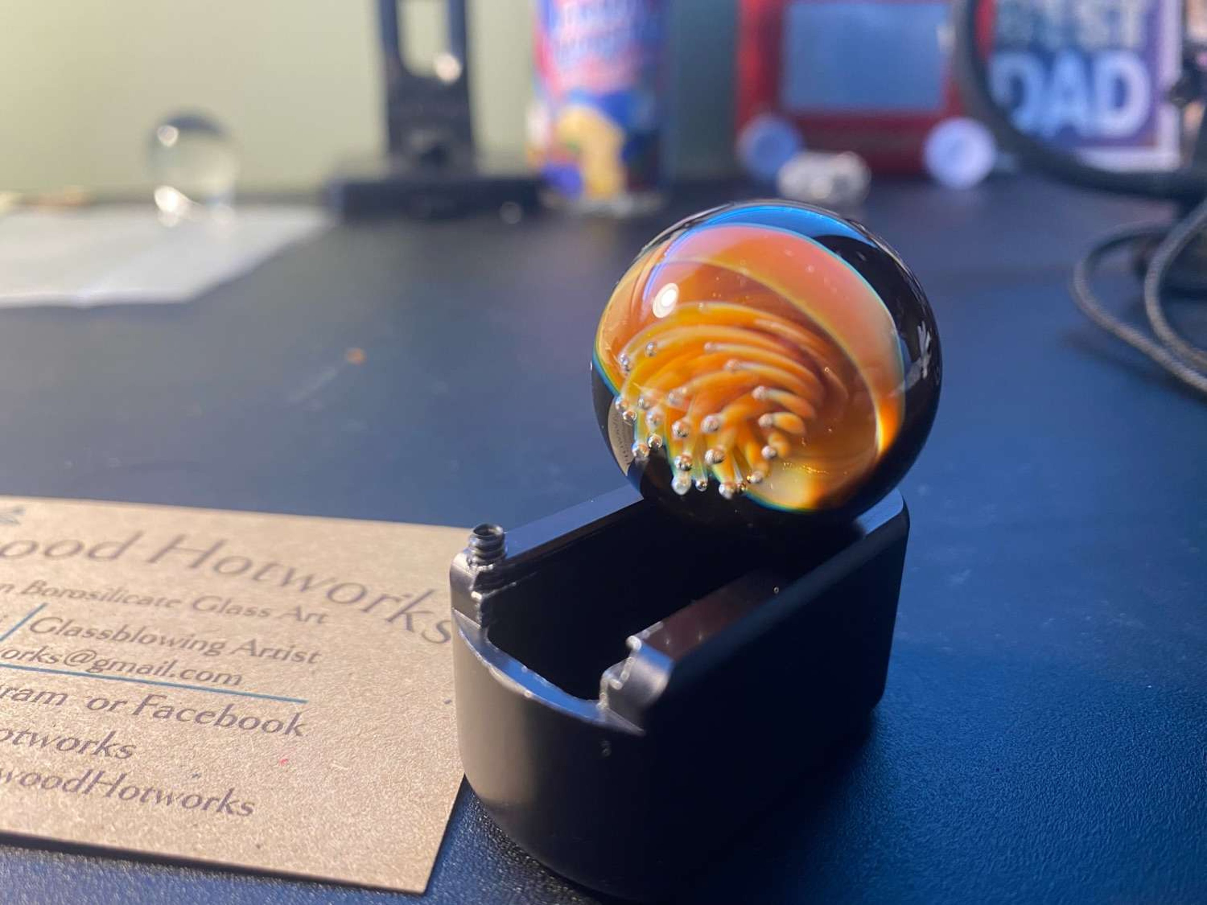 Oakwood hotworks jellyfish bubble trap marble image 0