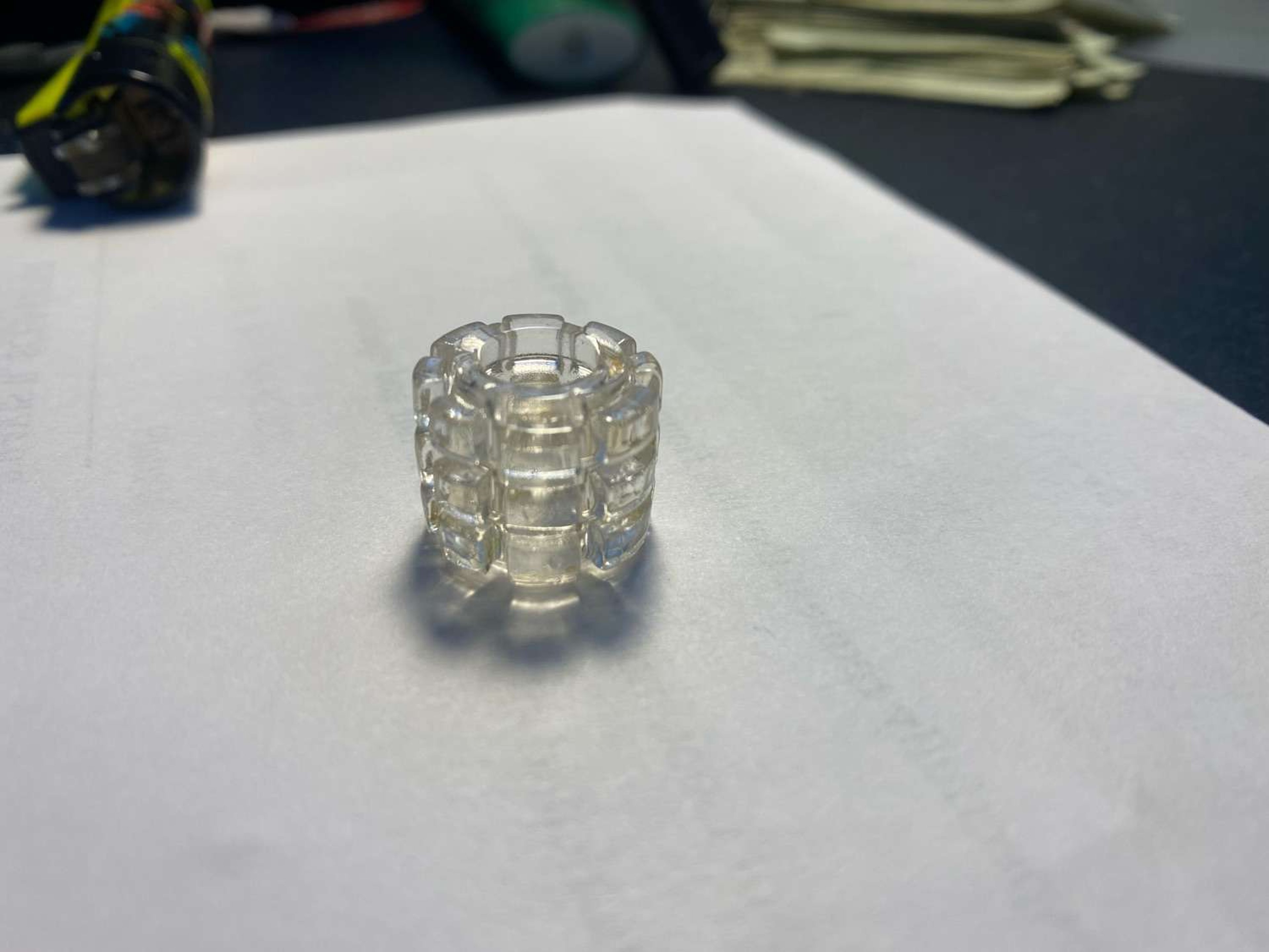 Jred quartz diamond knot insert image 0