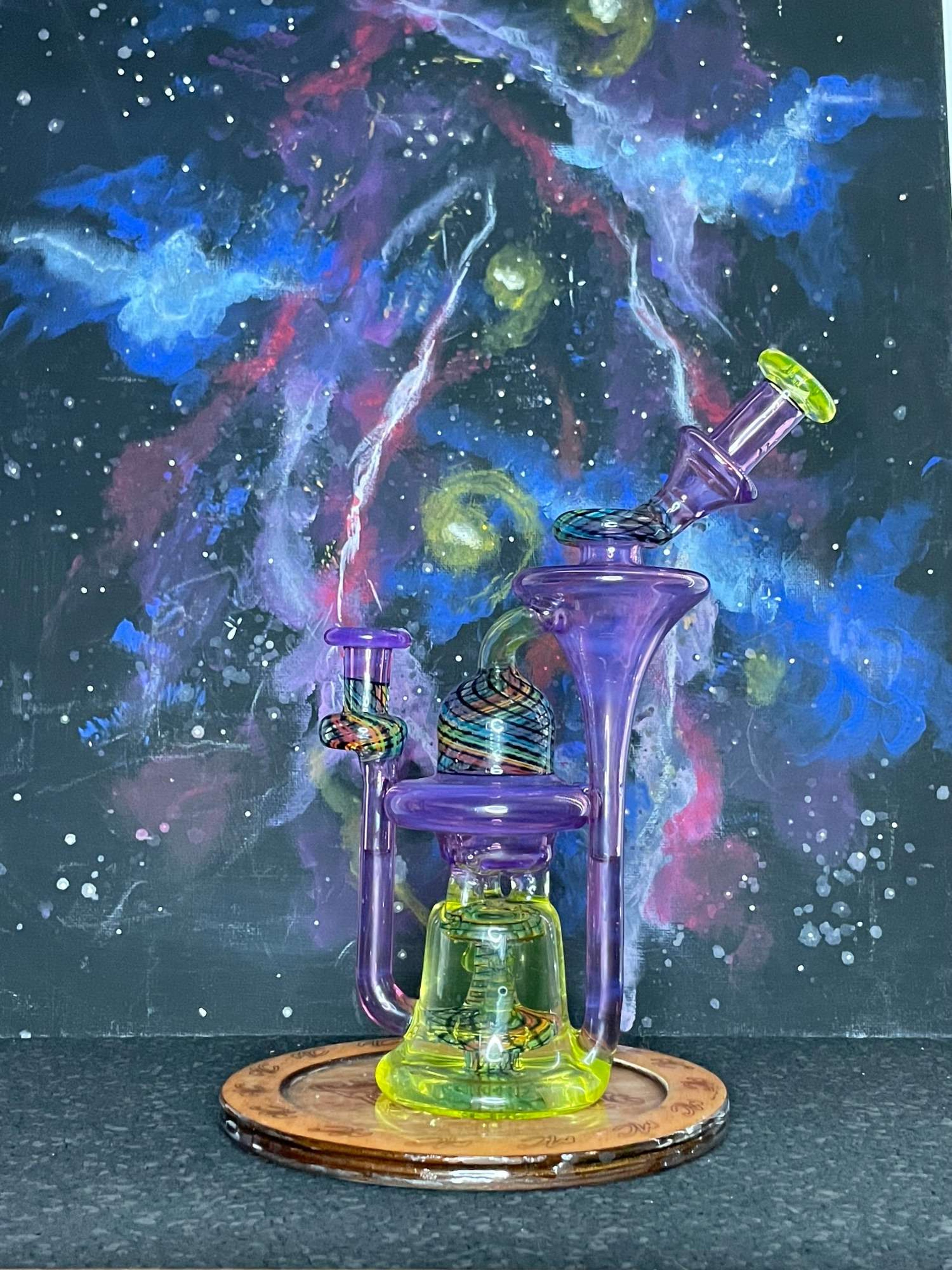 Drewbie Glass UFO V2 recycler image 0