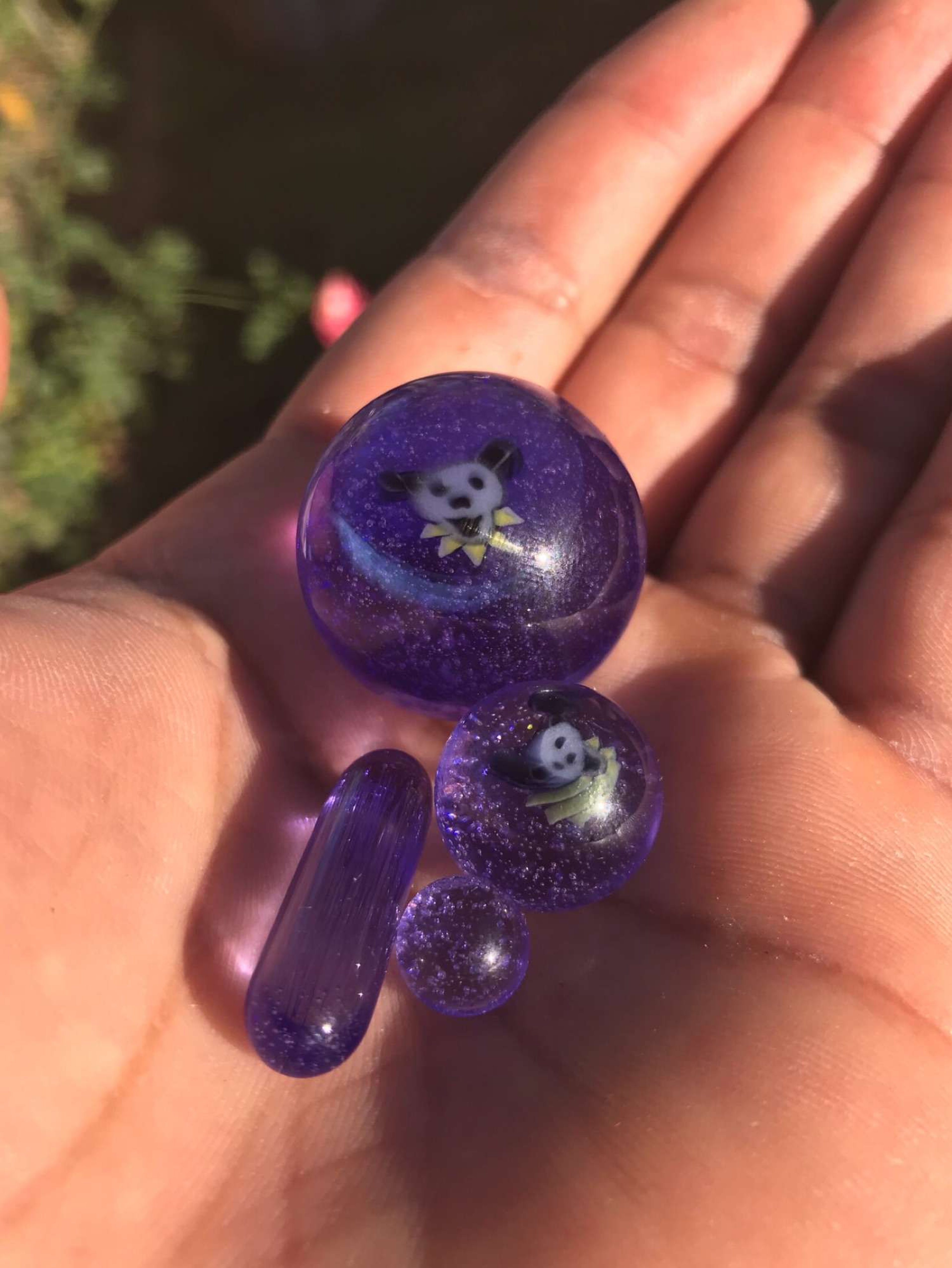 Preview pic of Purple lollipop Grateful Dead terp slurper set 