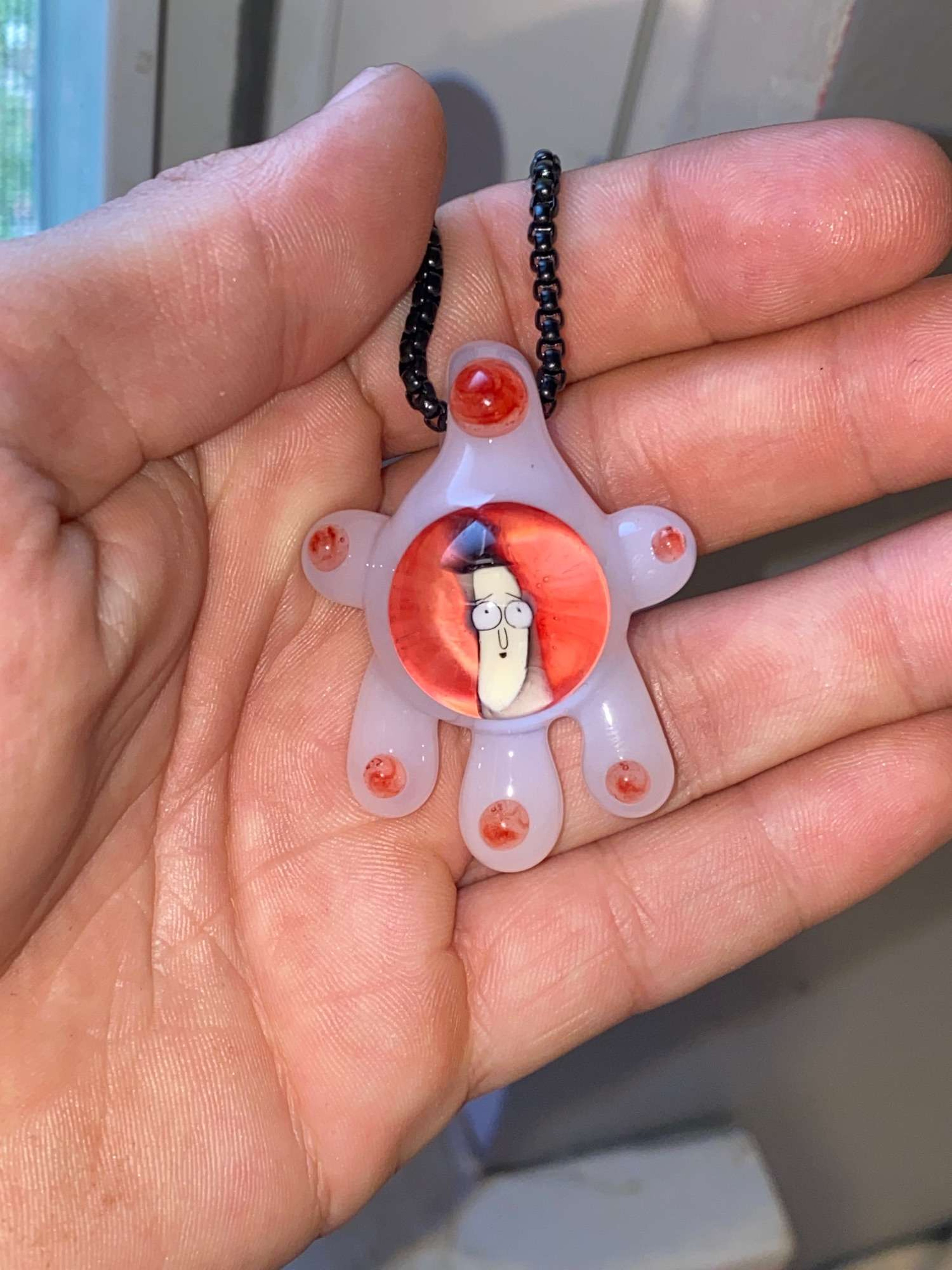glyph glass pendant image 0