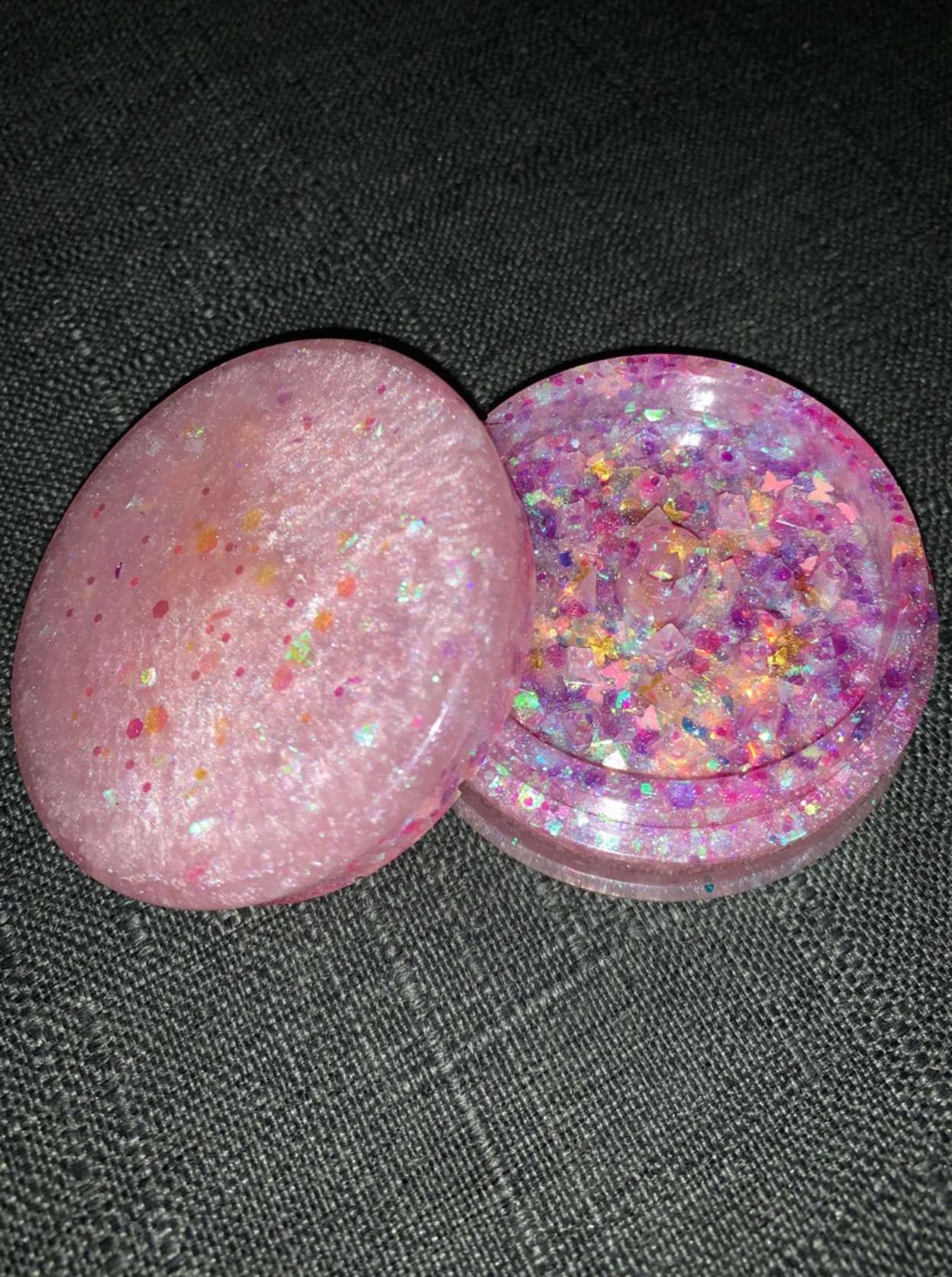 Plastic Grinder (Pink+UV Space Glitter) image 0