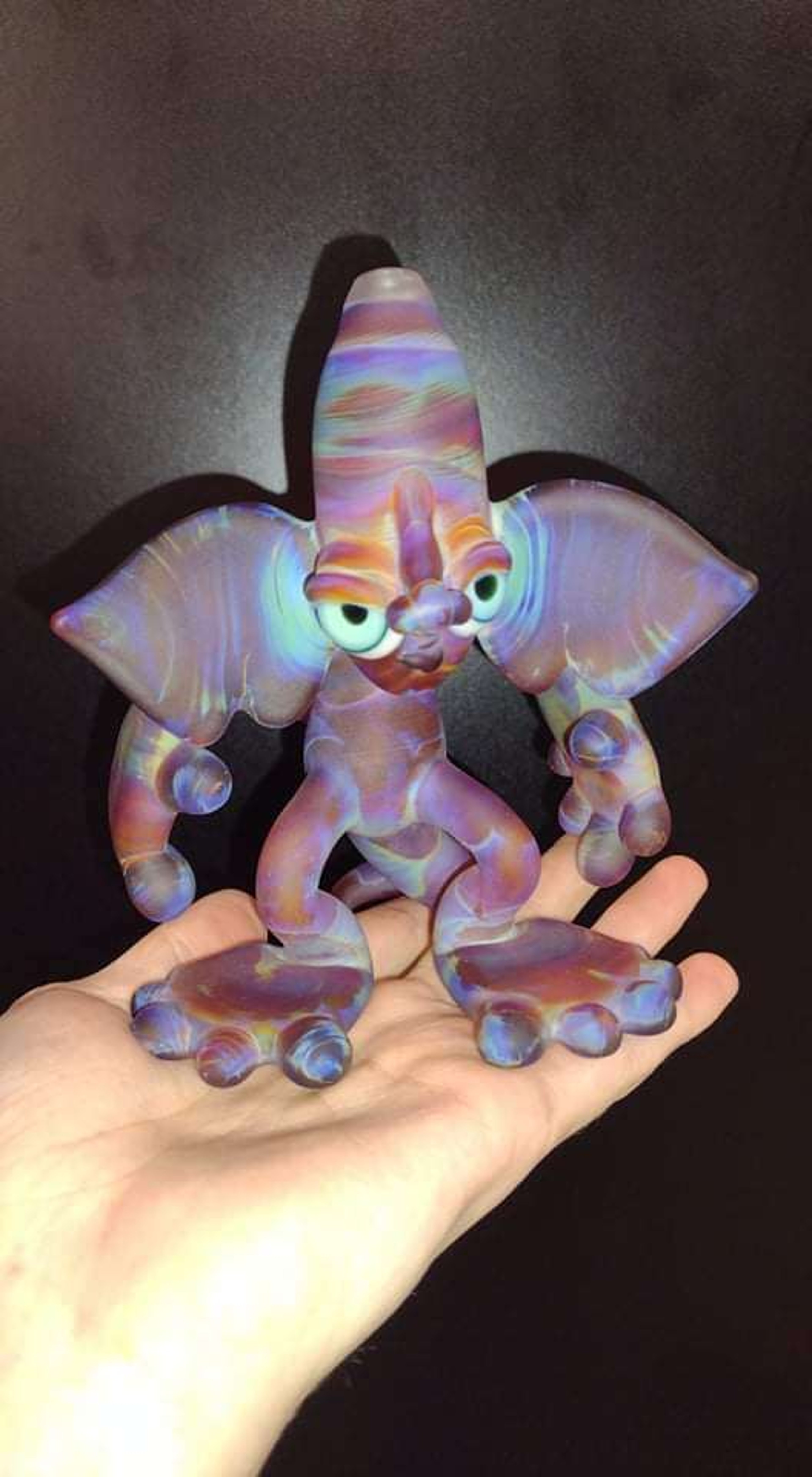 ⚠️SALE⚠️ Tymeone Gremlin Amber Purple Sandblasted image 0